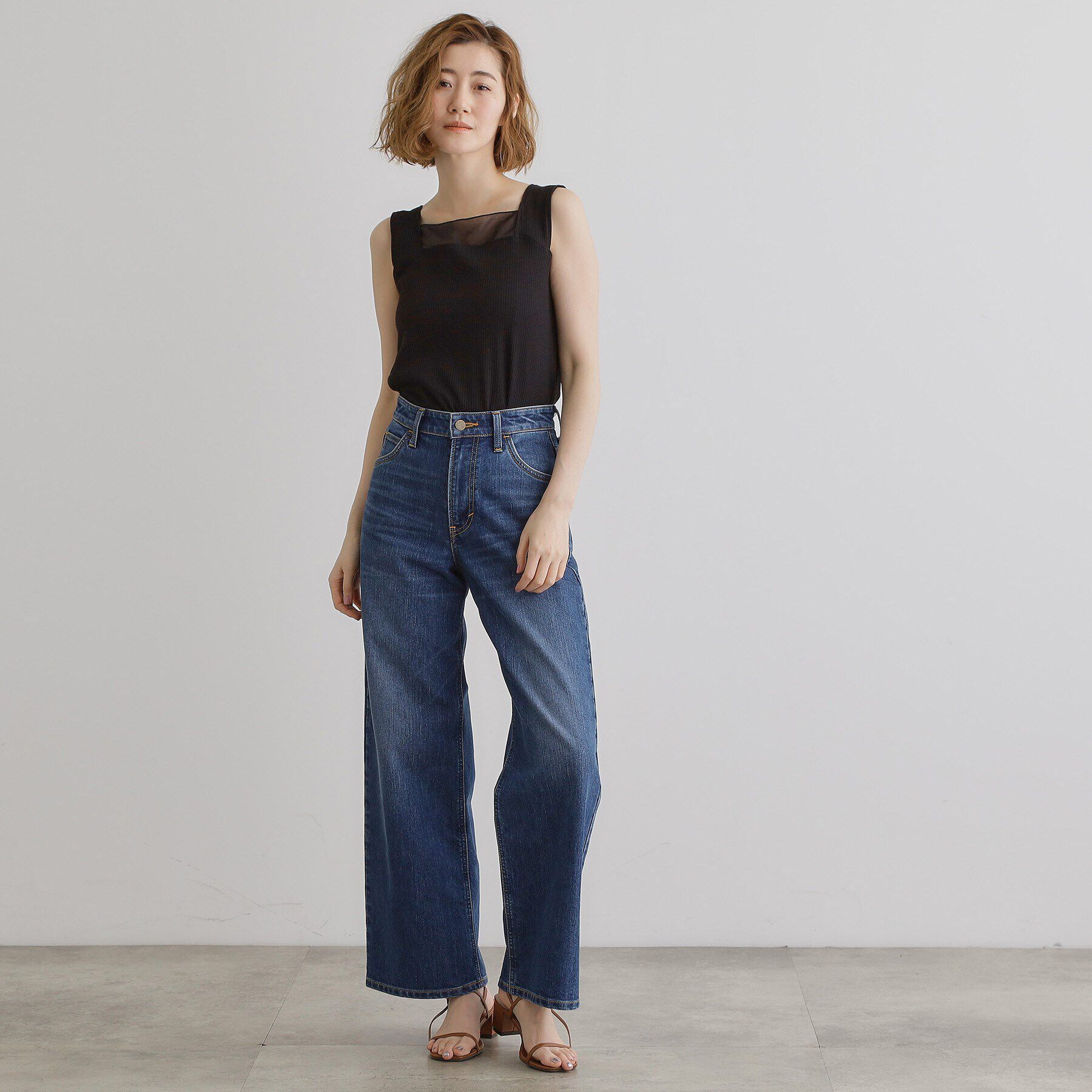 grove「シアードッキングタンクトップ」|キャミソール|