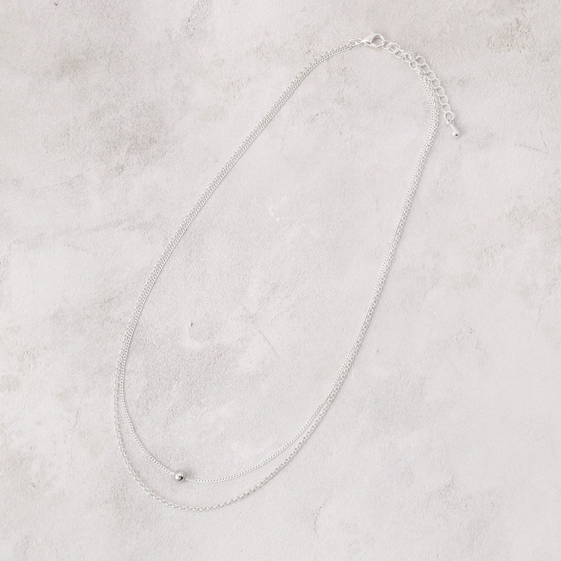 grove「デザインチェーン2連ネックレス」|ネックレス|