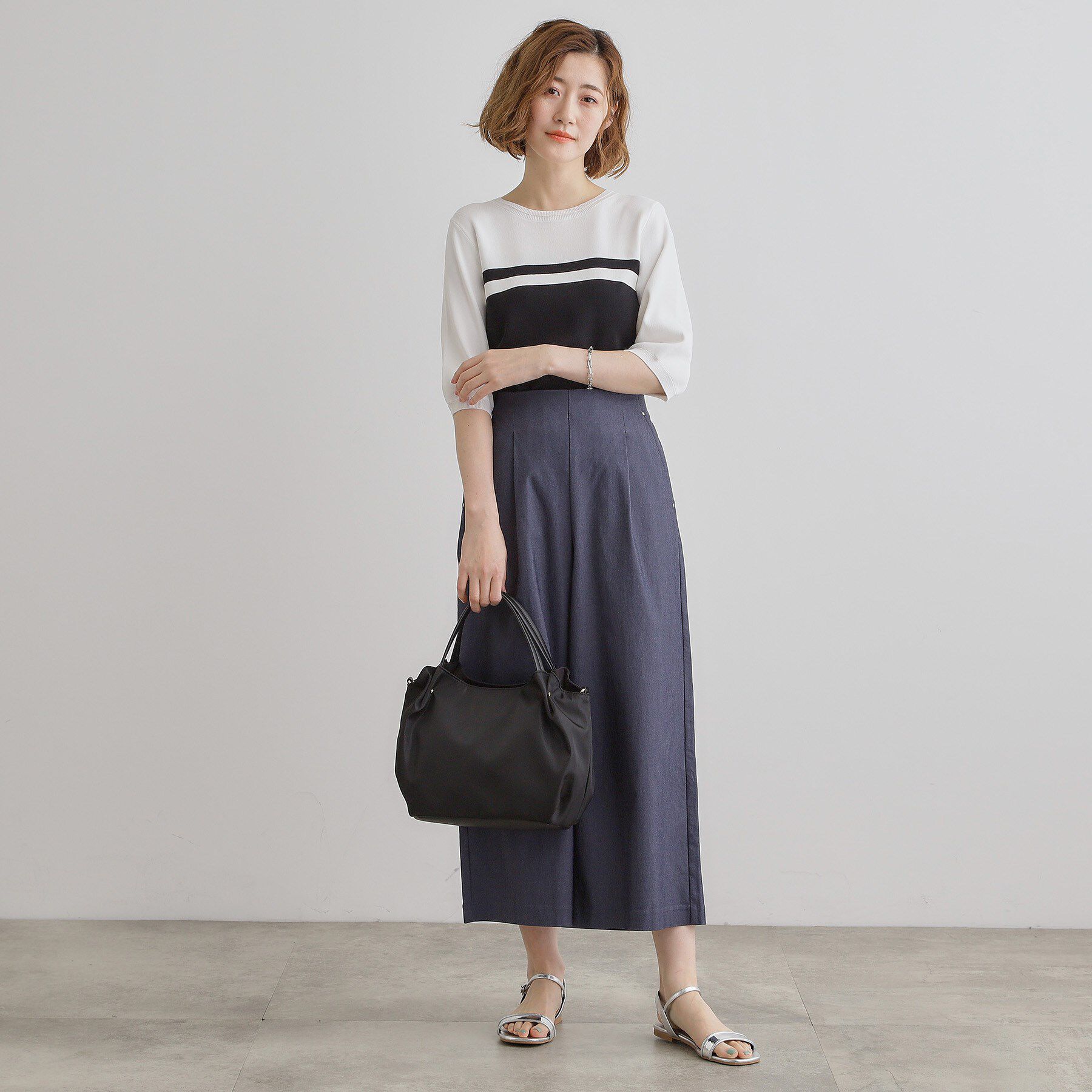 grove「【晴れの日も雨の日も】撥水タック3層2WAYトート」|トートバッグ|