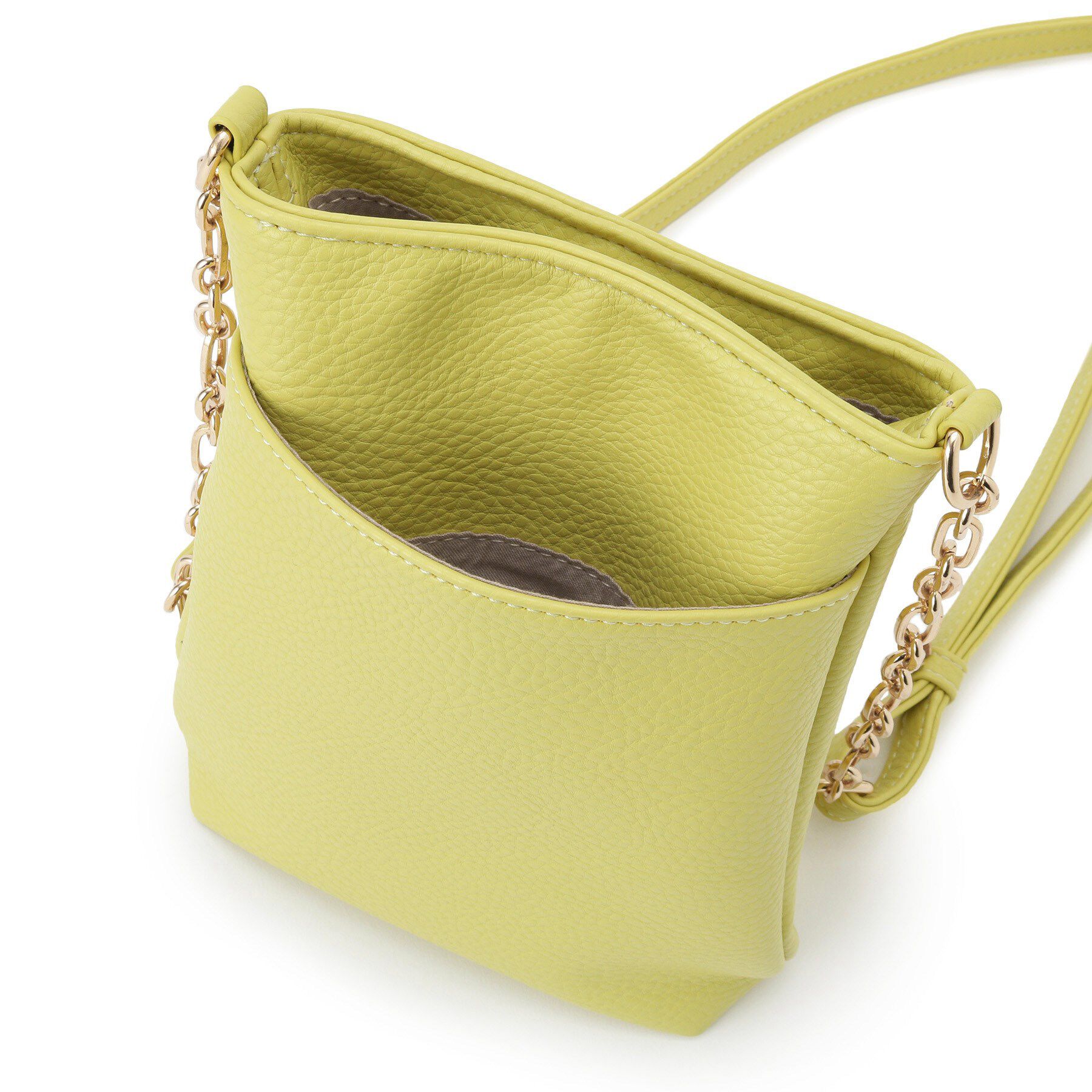 grove「クルミポケットサイドチェーンミニショルダー」|ショルダー・メッセンジャー|