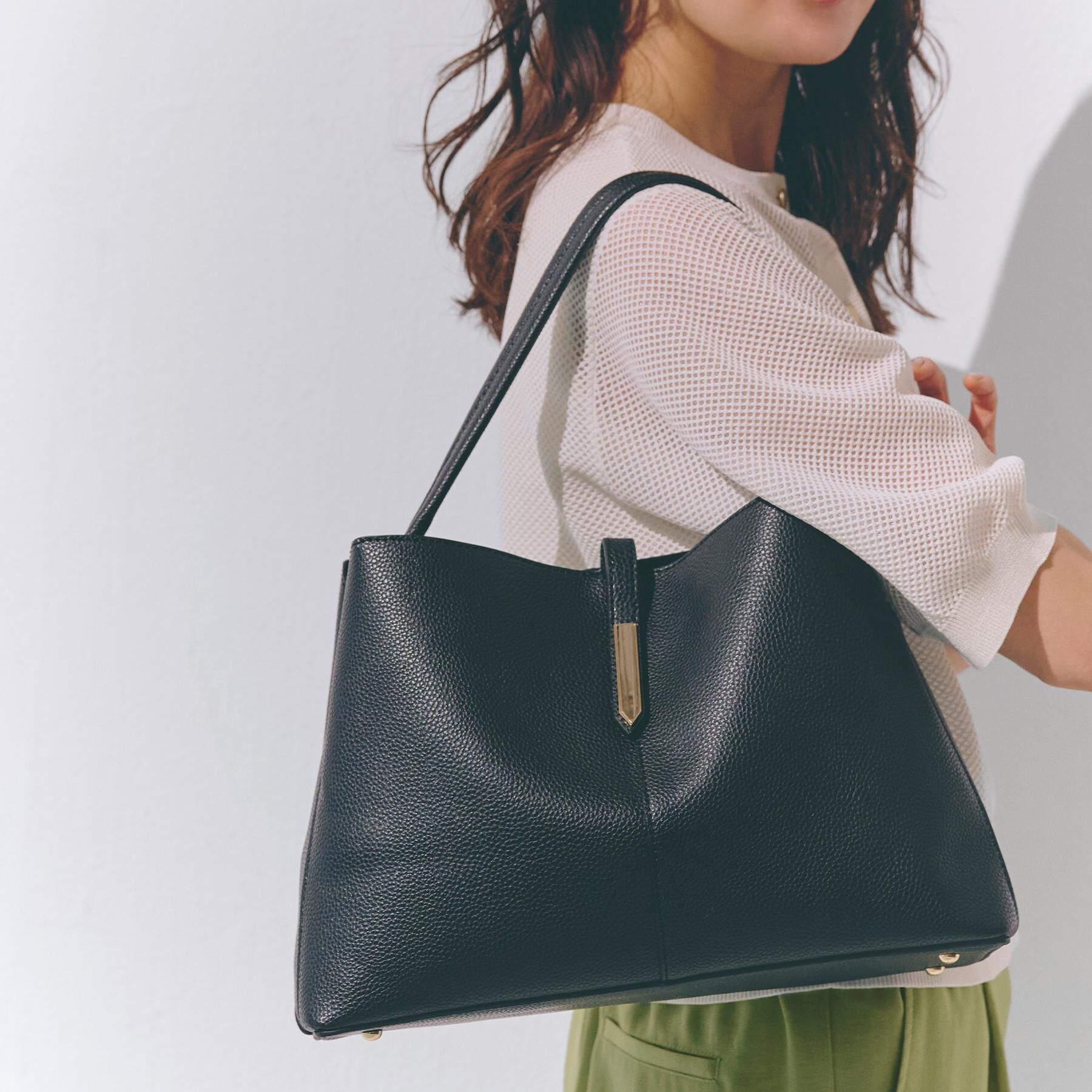 grove「メタルベルト2WAYショルダー」|ショルダー・メッセンジャー|ブラック(019)