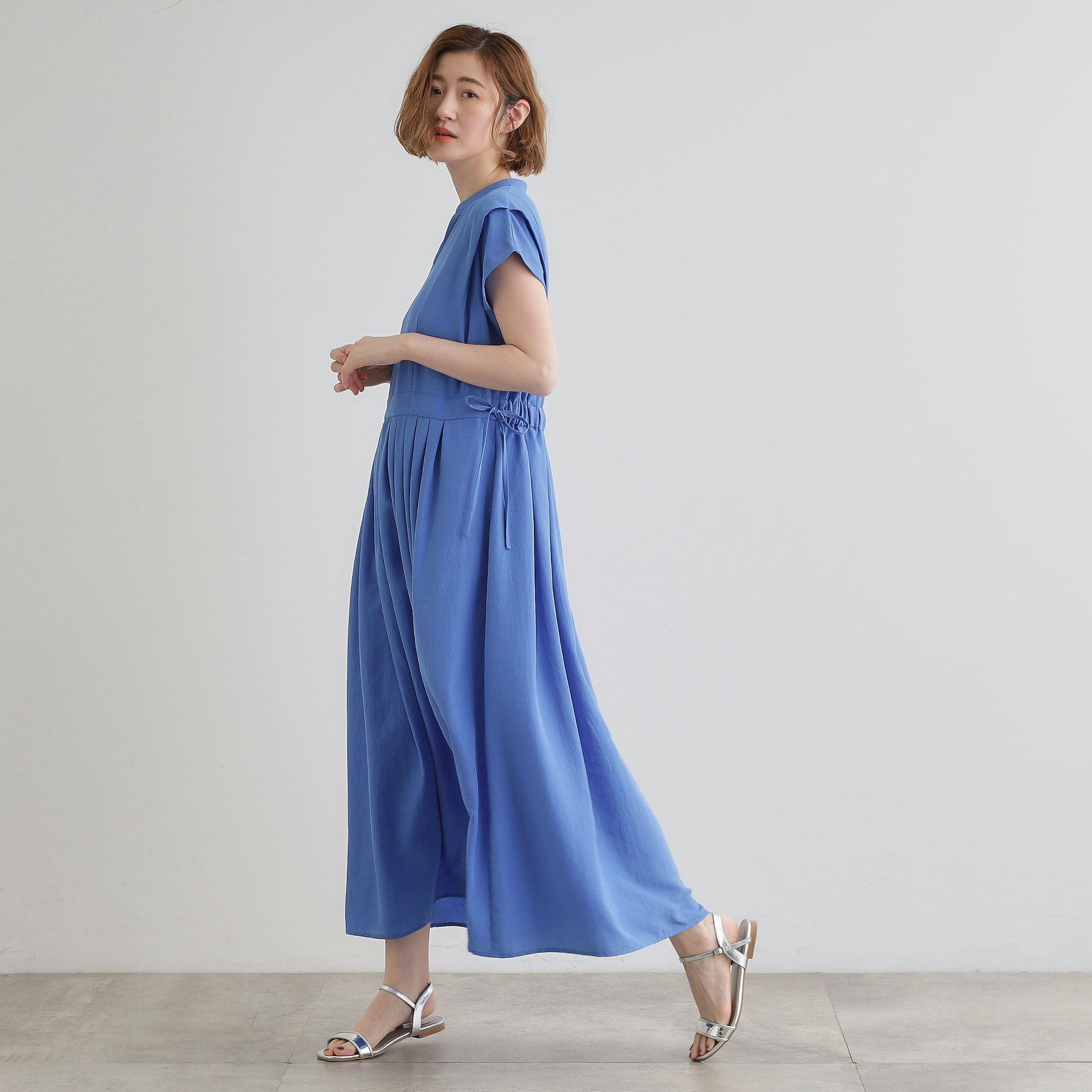 grove「【晴れの日も雨の日も】撥水タックワンピース」|ワンピース|