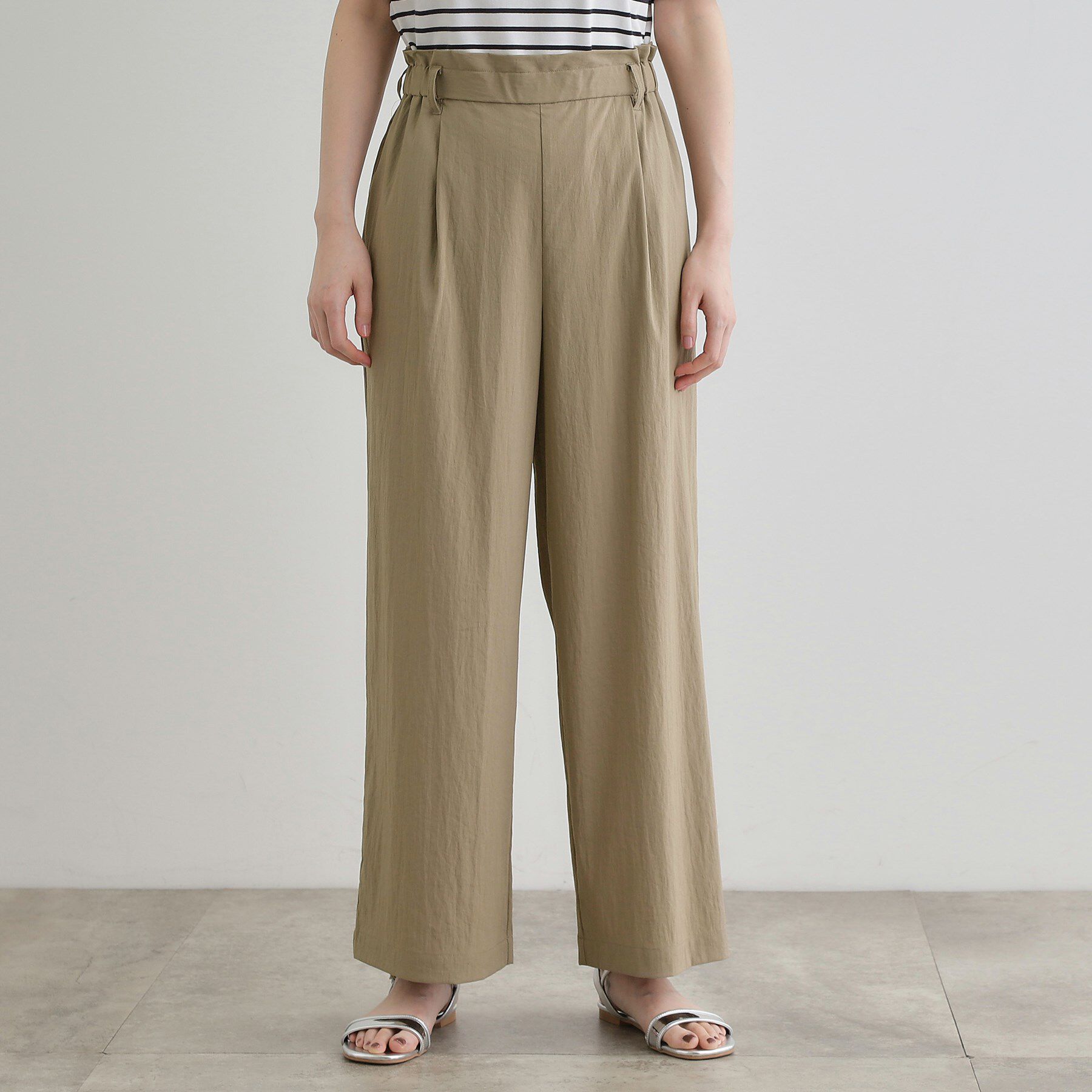 grove「【晴れの日も雨の日も】撥水イージーワイドパンツ」|その他|