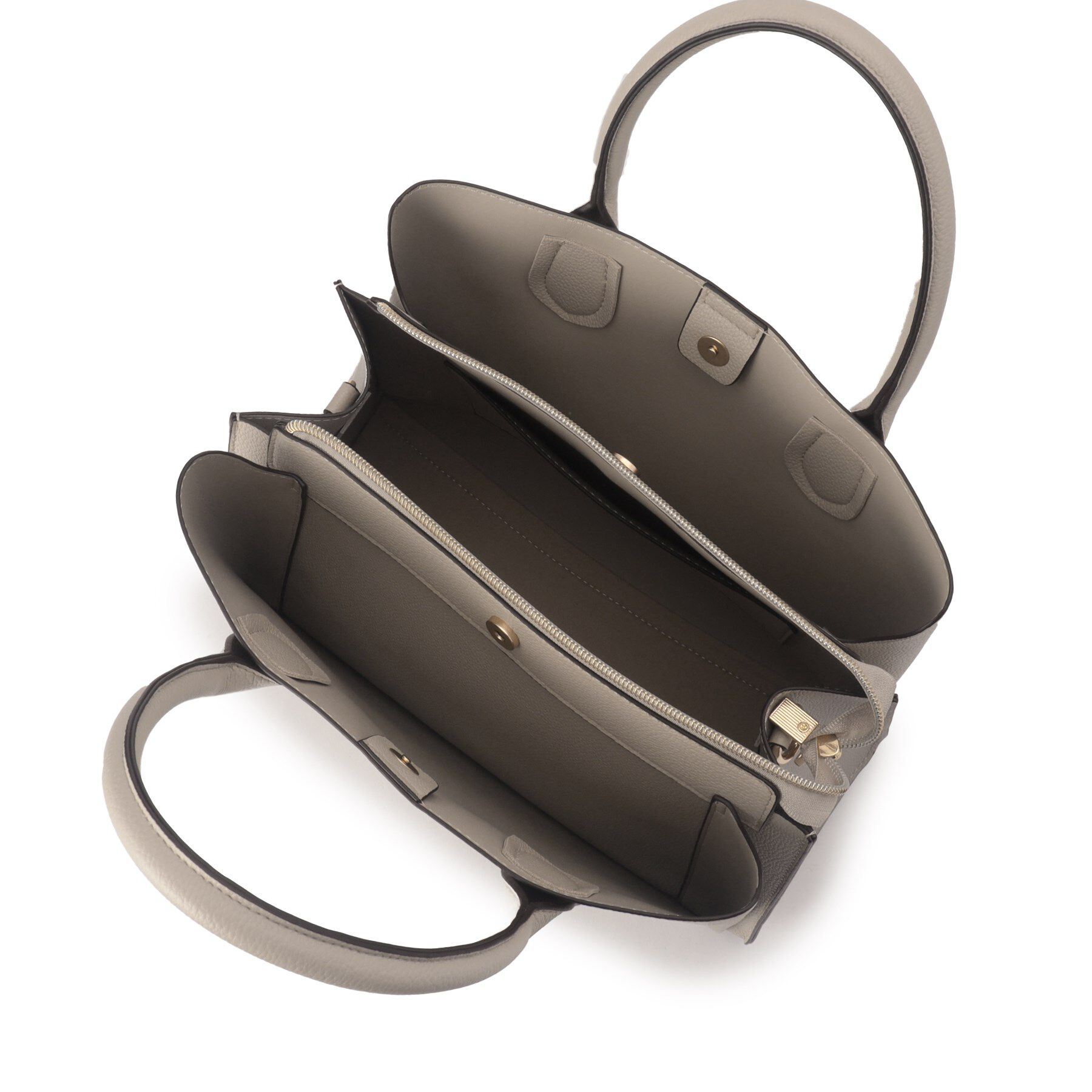 grove「【人間工学】中仕切りバイカラー2WAYトート」|トートバッグ|