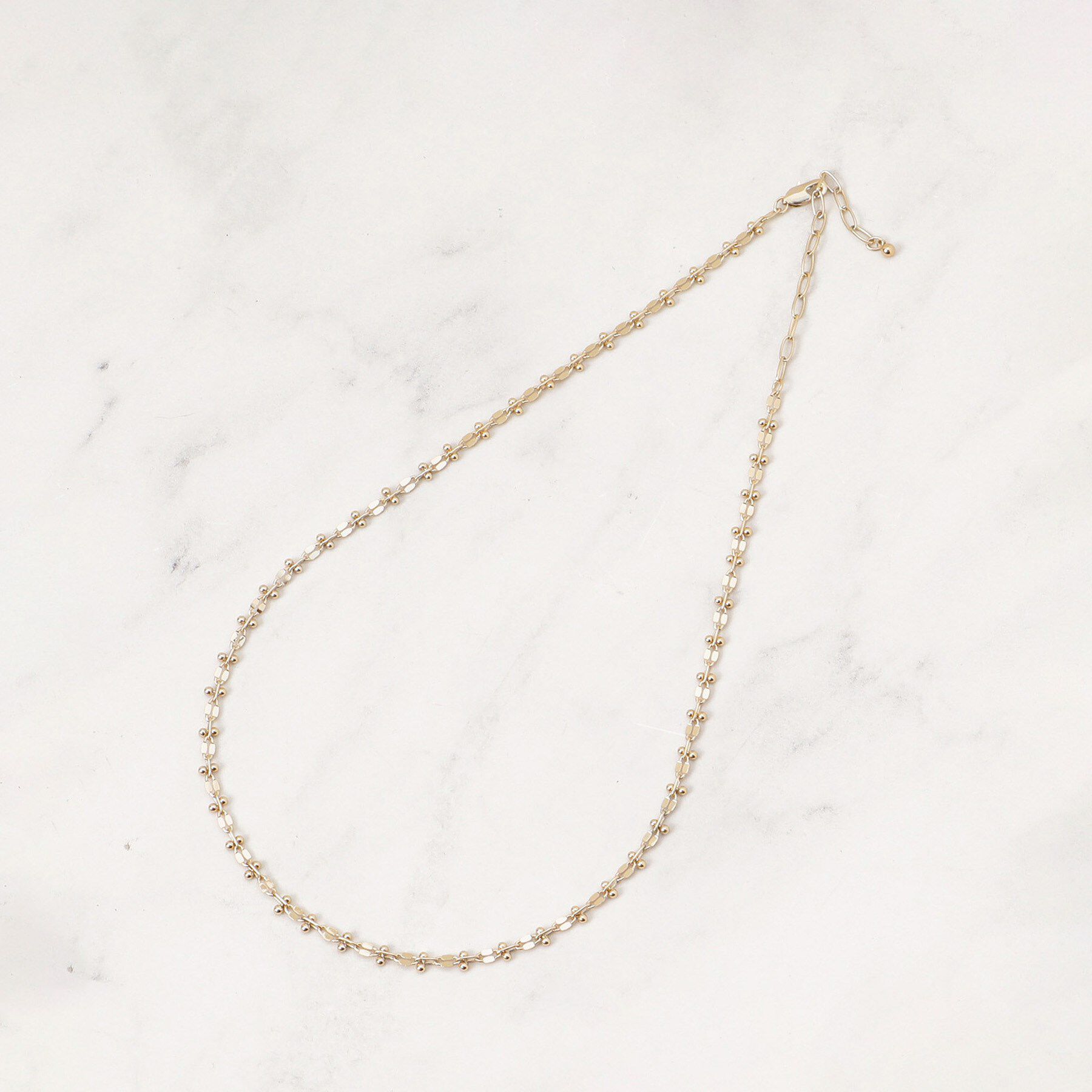 grove「デザインチェーンショートネックレス」|ネックレス|ゴールド(007)