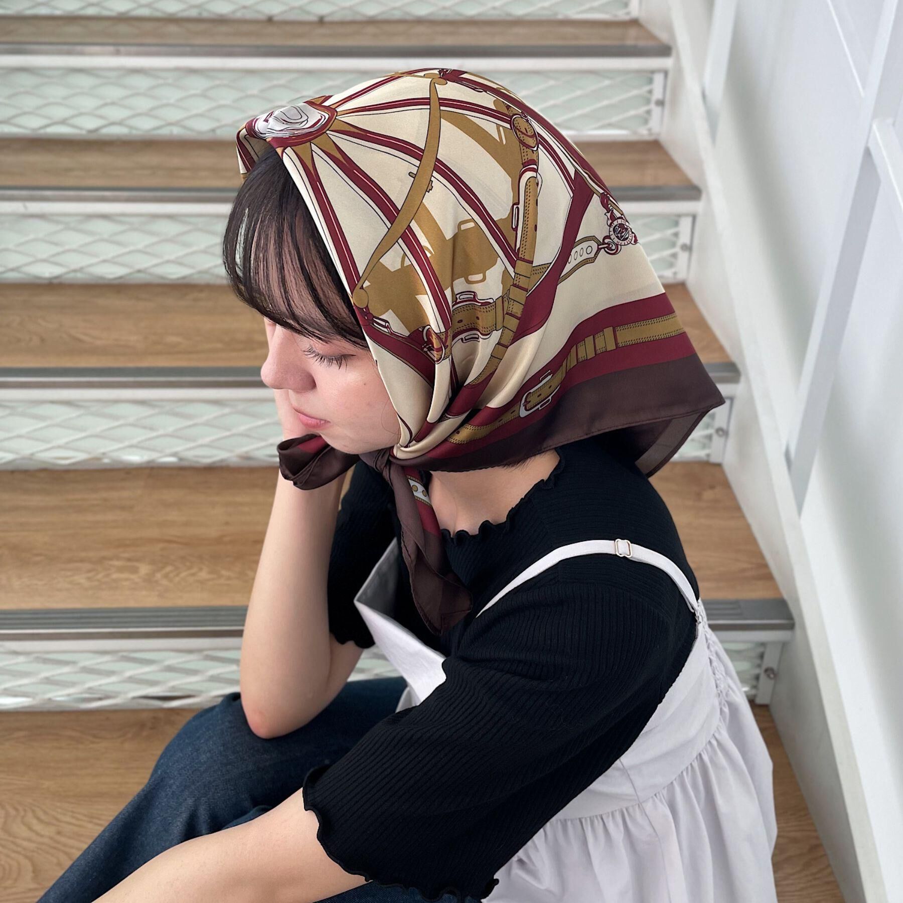 grove「柄アソート大判スカーフ」|バンダナ・スカーフ|