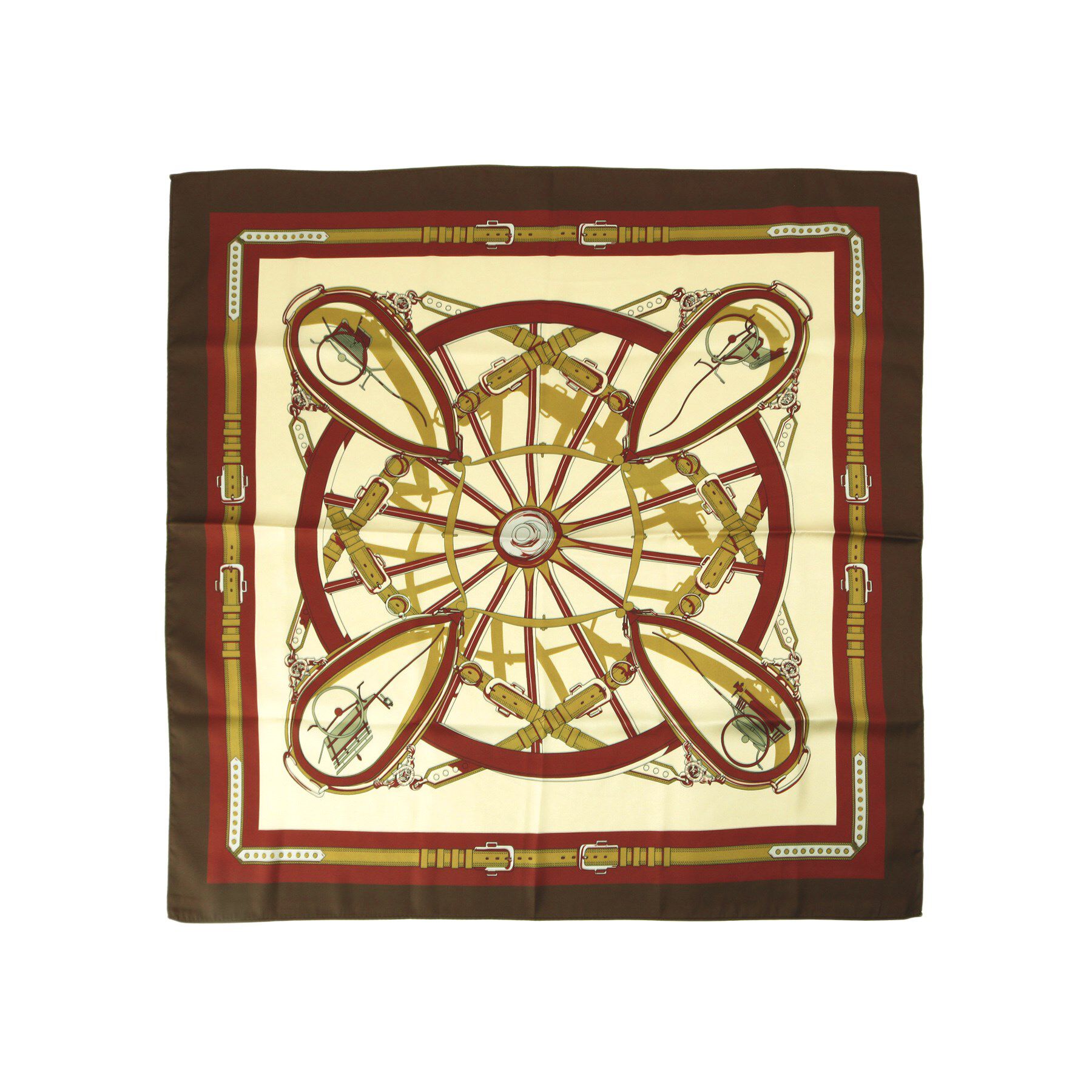 grove「柄アソート大判スカーフ」|バンダナ・スカーフ|ボルドー(164)