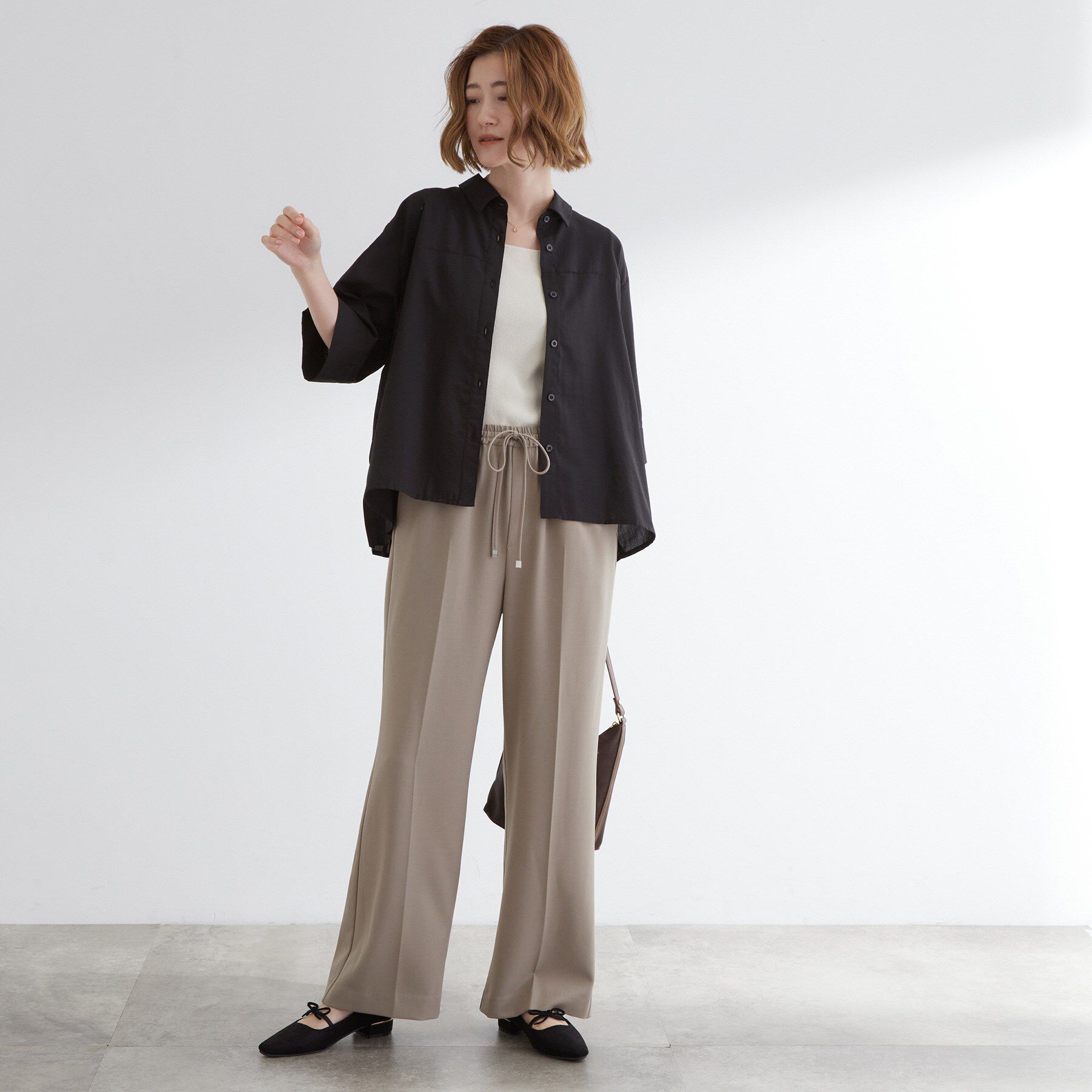 grove「【2WAY】1枚でも羽織っても。使える大人のシャツスタイル」|シャツ・ブラウス|