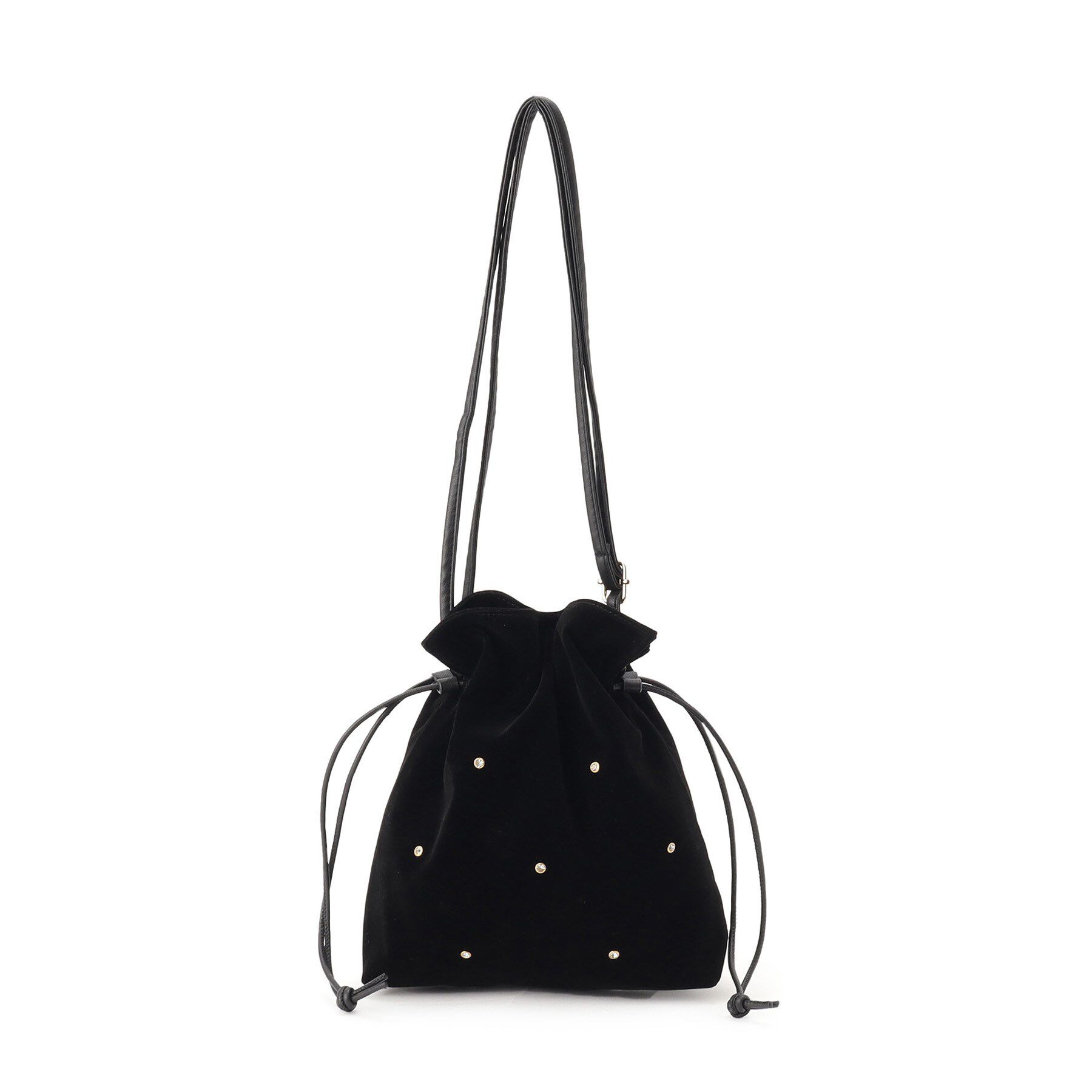 grove「スタッズスエード調巾着ショルダー」|ショルダー・メッセンジャー|