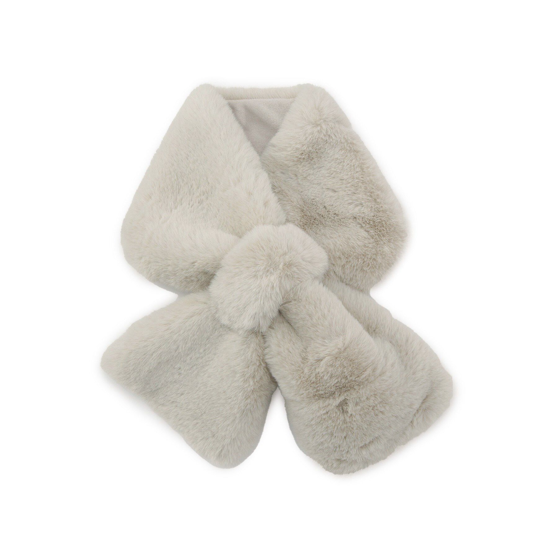 grove「【リサイクル】フェイクファーティペット」|ストール|