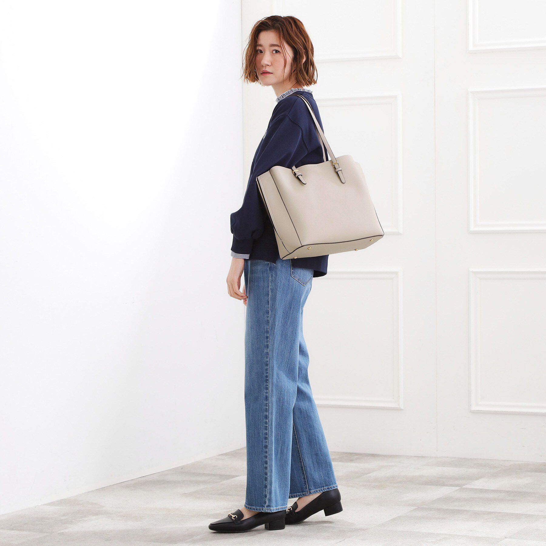 grove「【人間工学/A4】サイドスリットトート」|トートバッグ|