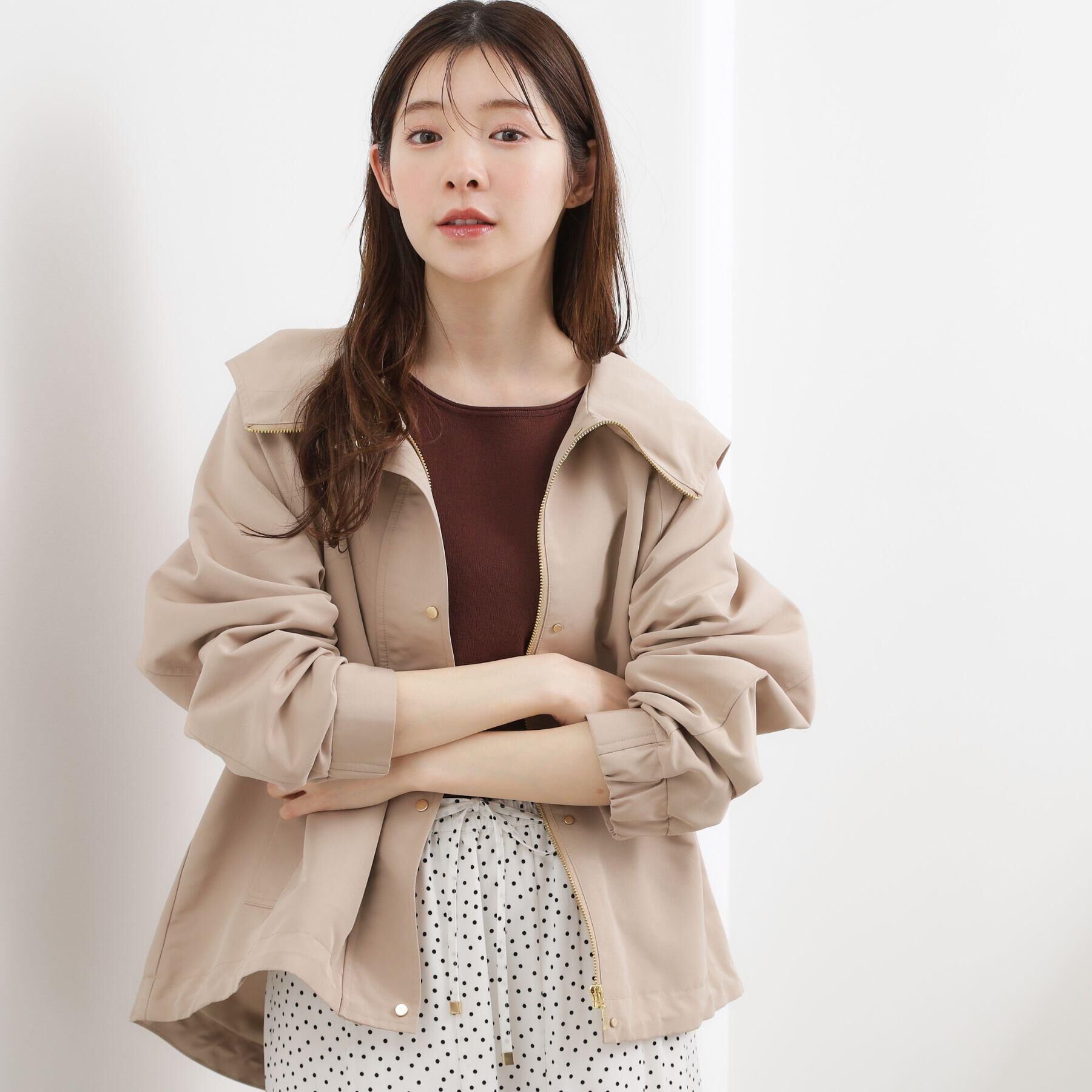 grove「【貴島明日香さん着用】【撥水】きれいめに着こなせるマウンテンパーカ」|ブルゾン・スタジャン|