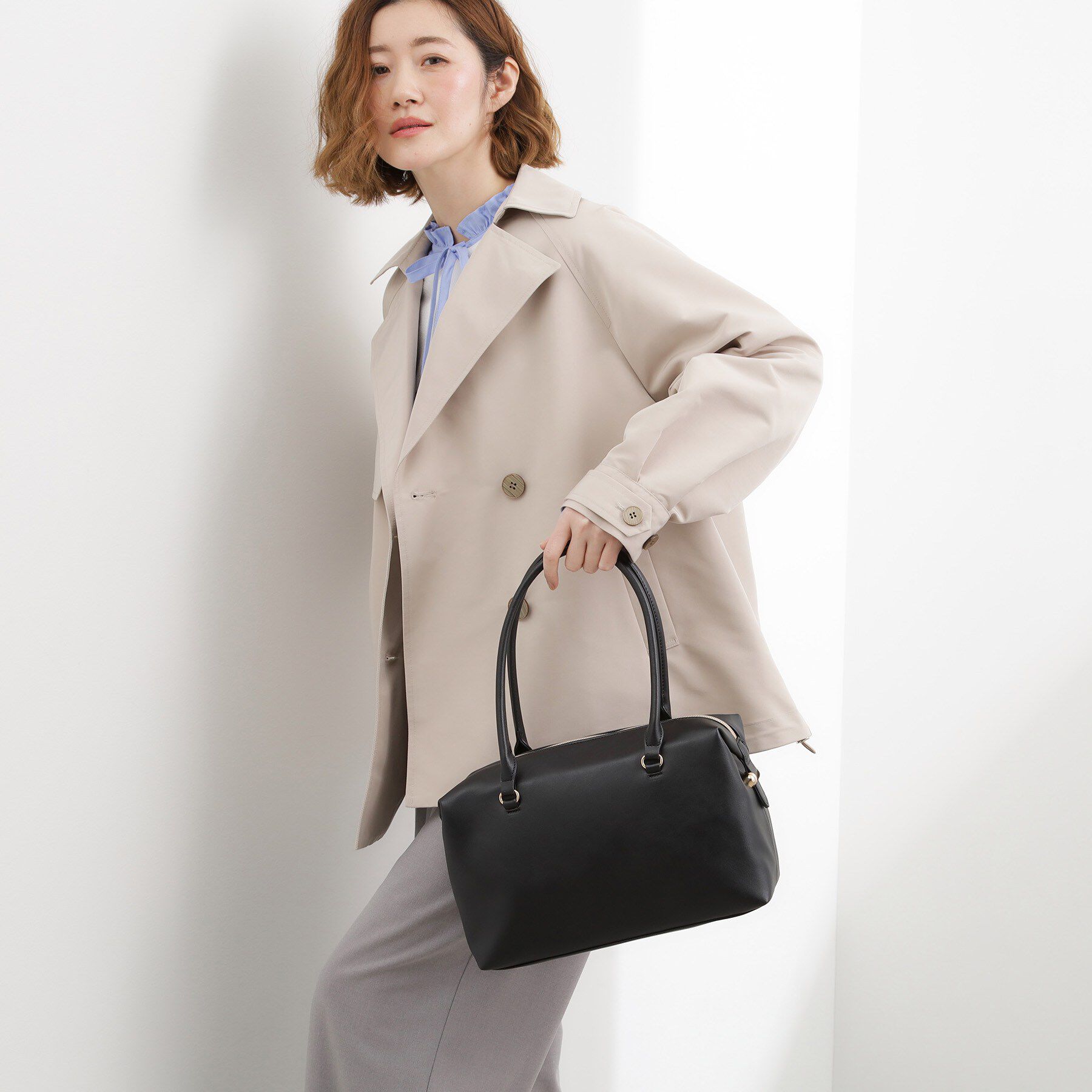 grove「ロングハンドルボストン」|ボストンバッグ|