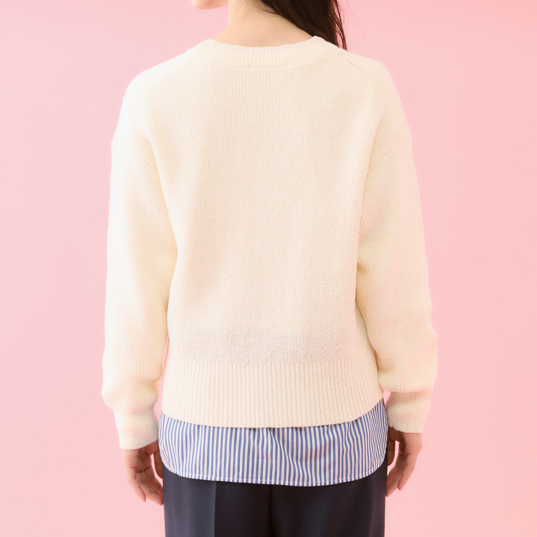 grove「【コラボITEM】Philly Chocolate ブークレカーディガン」|カーディガン|