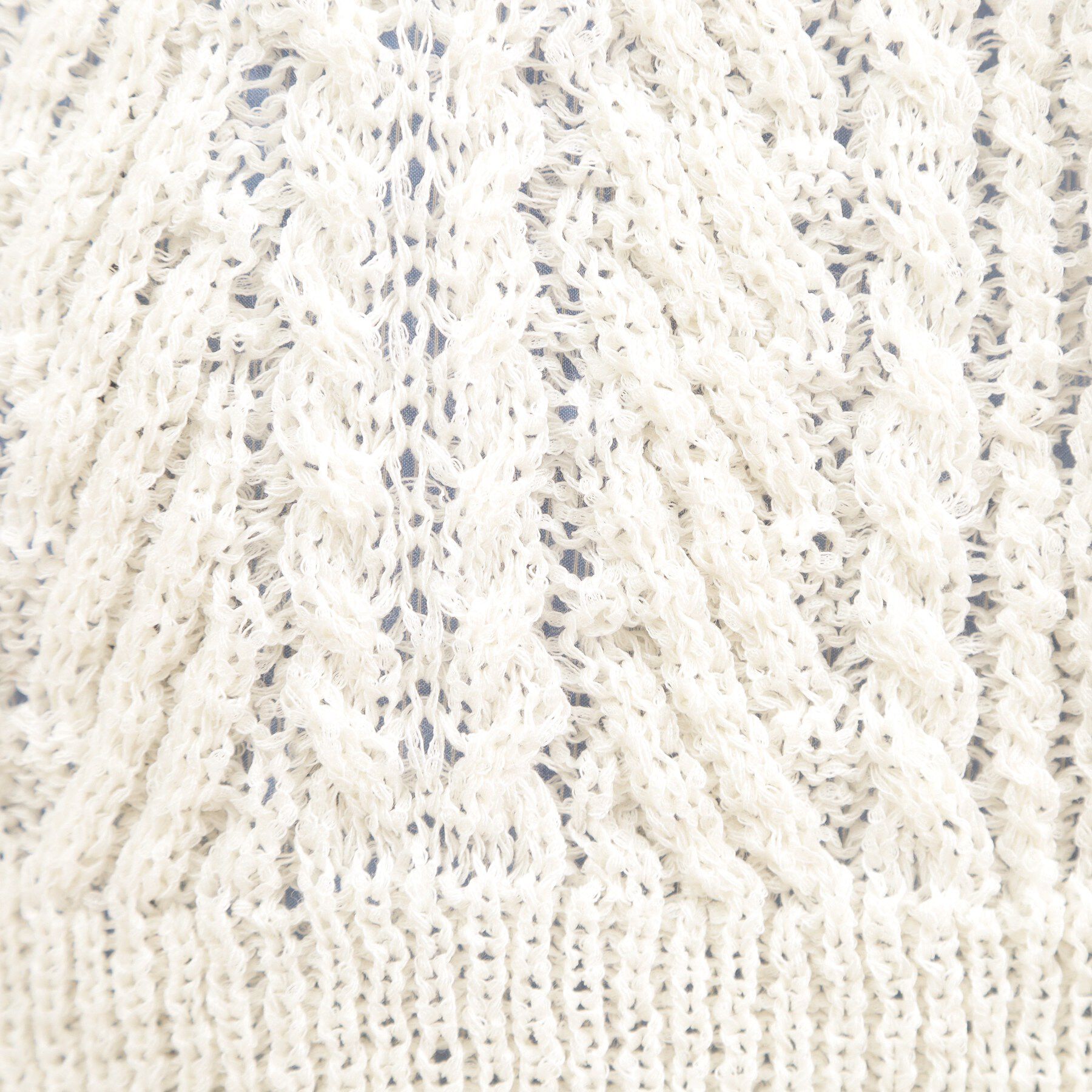 grove「リリヤーンケーブル ニットベスト」|ニット・セーター|