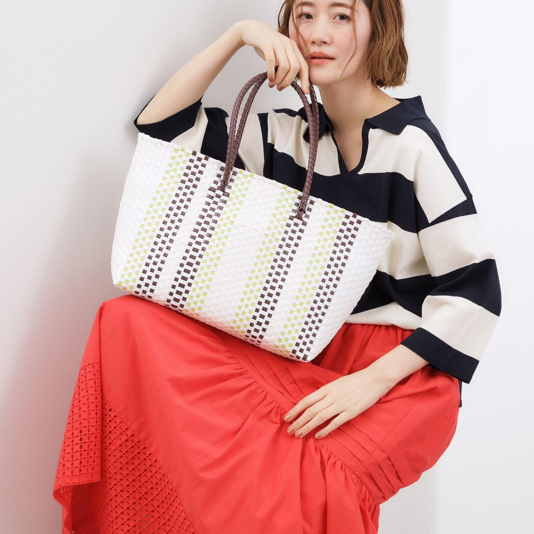 grove「【貴島明日香さん着用】ラガークロップドプルオーバー」|ニット・セーター|