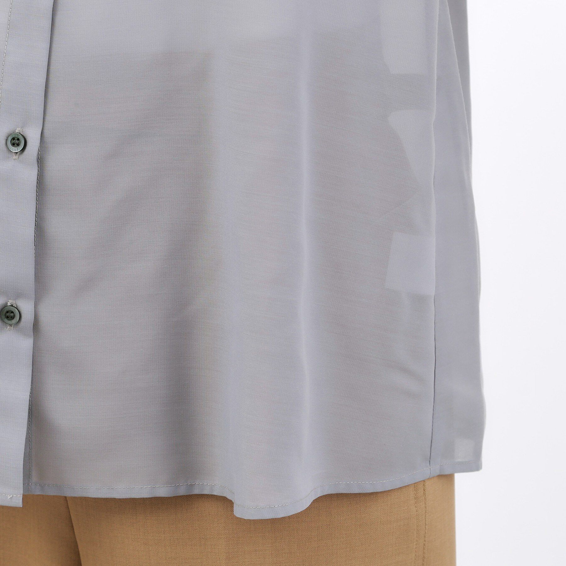 grove「【2点SET】今どきシアーシャツ＆キャミセット」|シャツ・ブラウス|