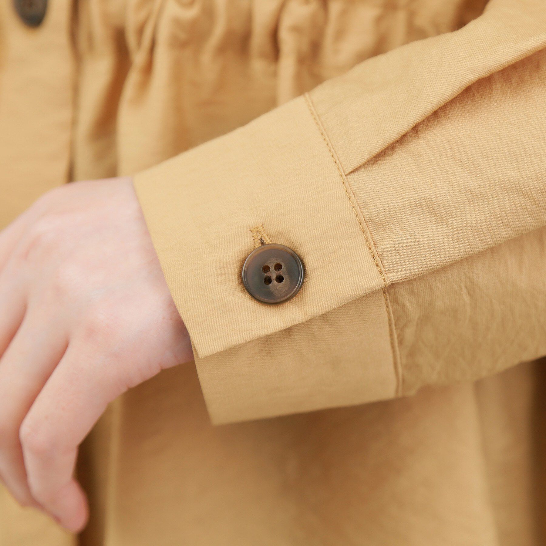 grove「【貴島明日香さん着用/体型カバー】洗えるシアーサファリシャツジャケット」|シャツ・ブラウス|