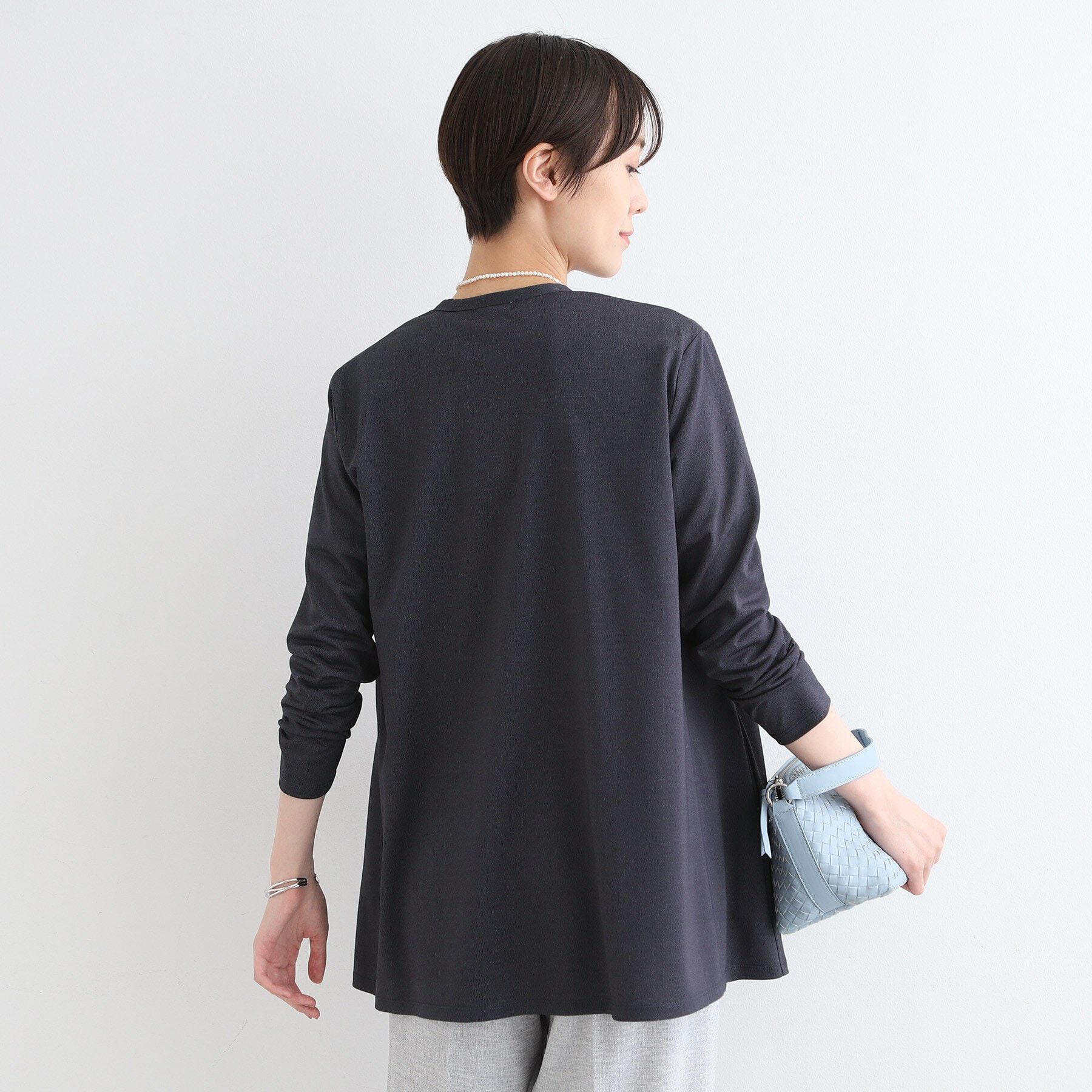 INDIVI「【洗える／UVケア／接触冷感】ドライタッチ着流しジャージカーディガン」|カーディガン|