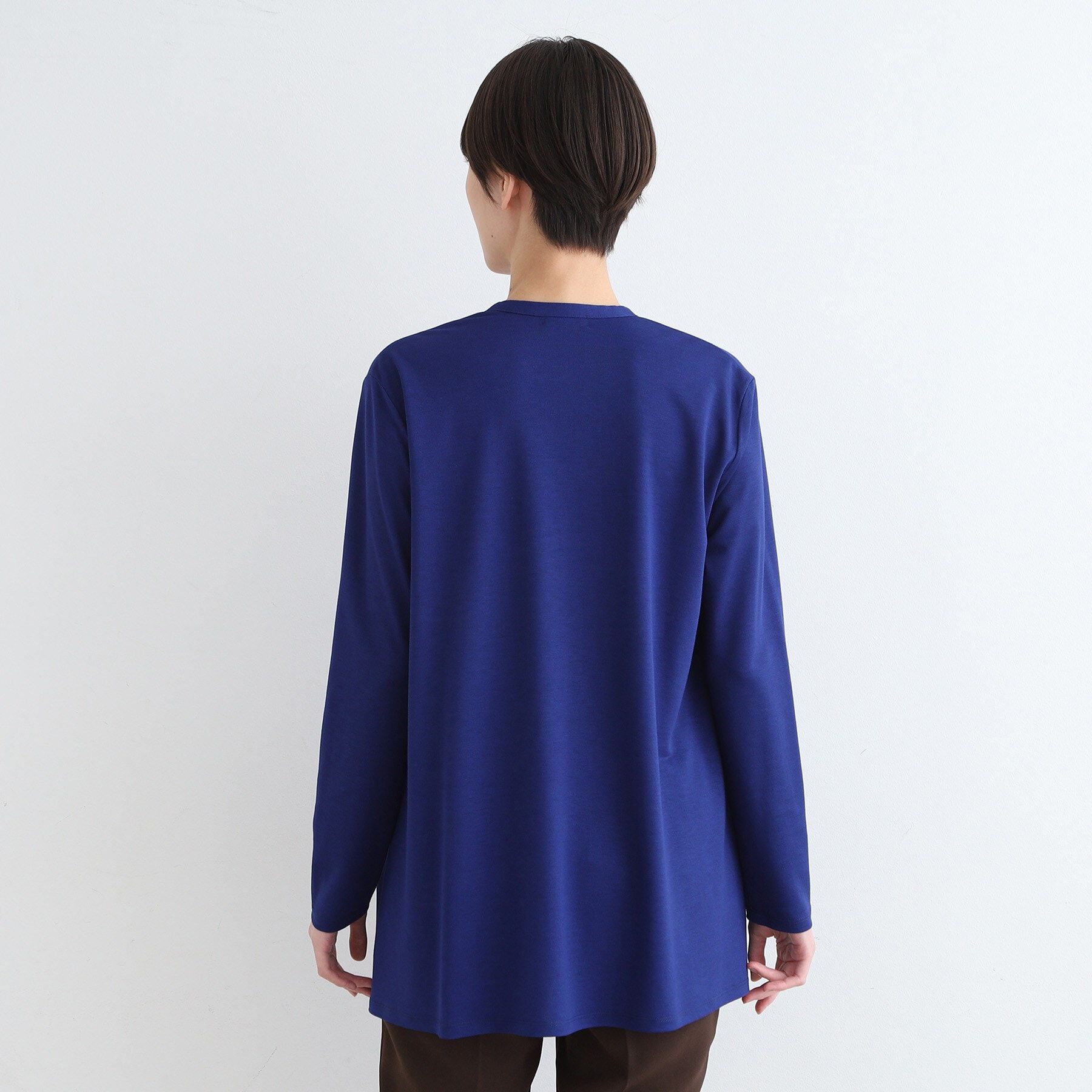 INDIVI「【洗える／UVケア／接触冷感】ドライタッチ着流しジャージカーディガン」|カーディガン|