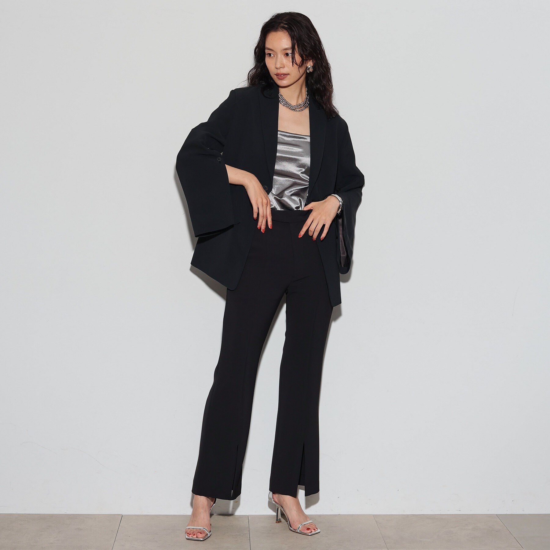 GALLEST「ケープスリーブジャケット」|テーラードジャケット|