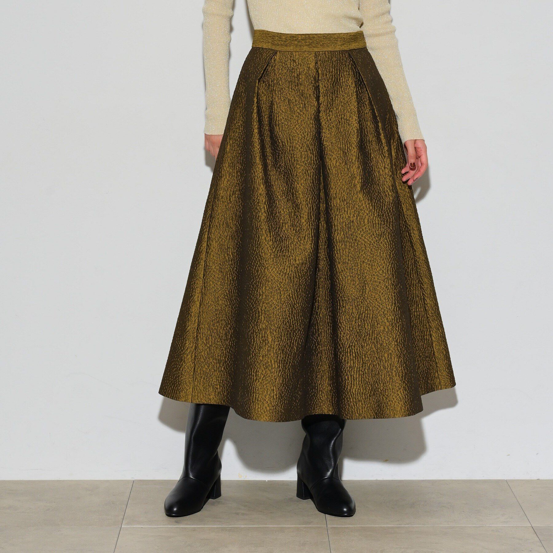 GALLEST「フクレジャカードタックスカート」|スカート|