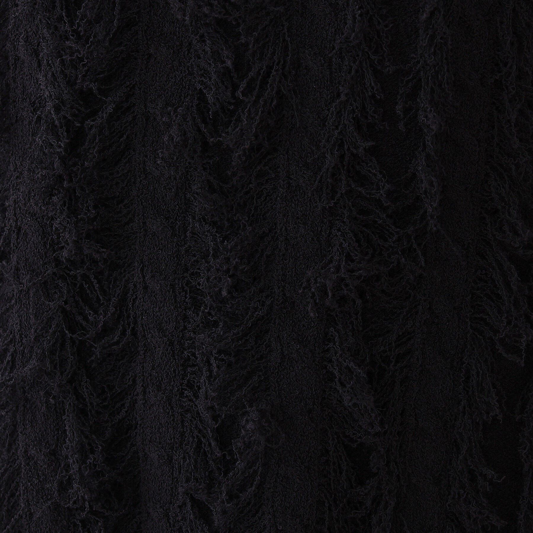 INDIVI「【洗える】フリンジ ジャカードニット」|ニット・セーター|