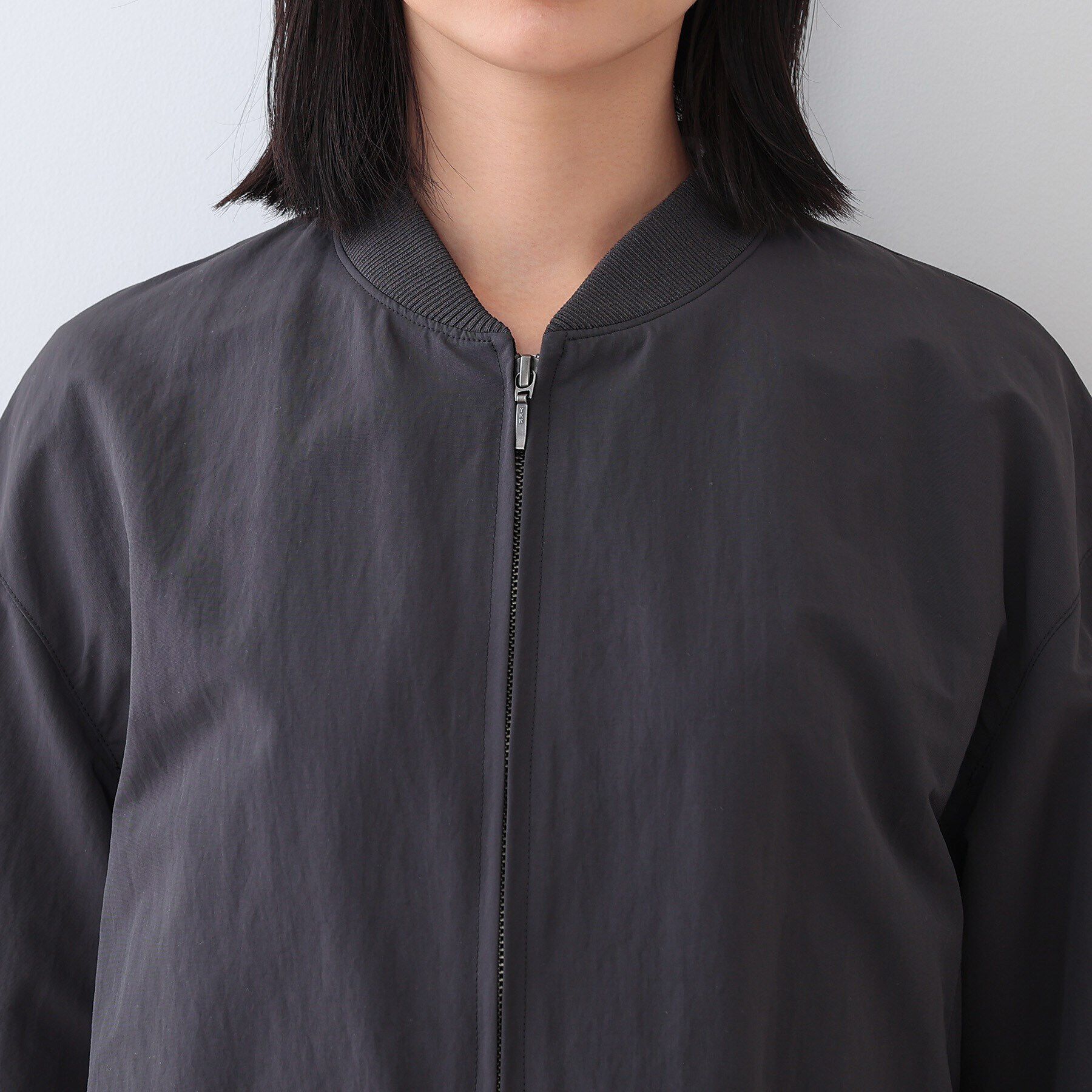 INDIVI「【撥水／UVケア／2WAY】ショート＆ロング ブルゾンコート」|ブルゾン・スタジャン|