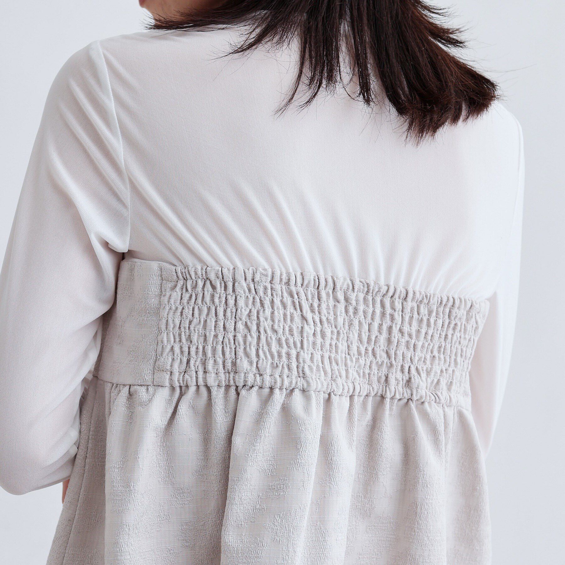 GALLEST「【セレモニー/セットアップ可能】フローラルジャカードトップス」|シャツ・ブラウス|