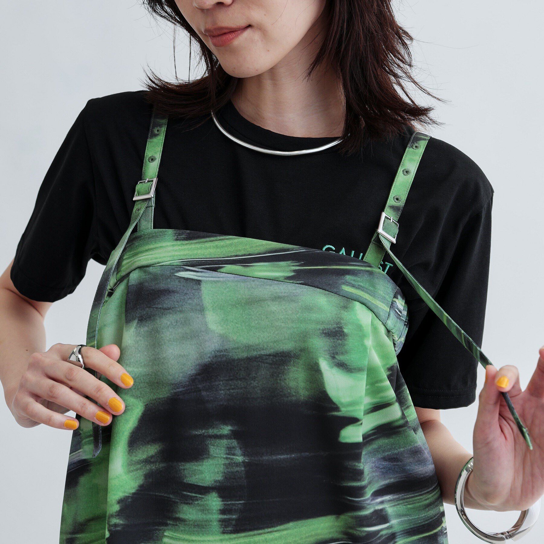 GALLEST「デジタルプリントキャミワンピース」|ワンピース|