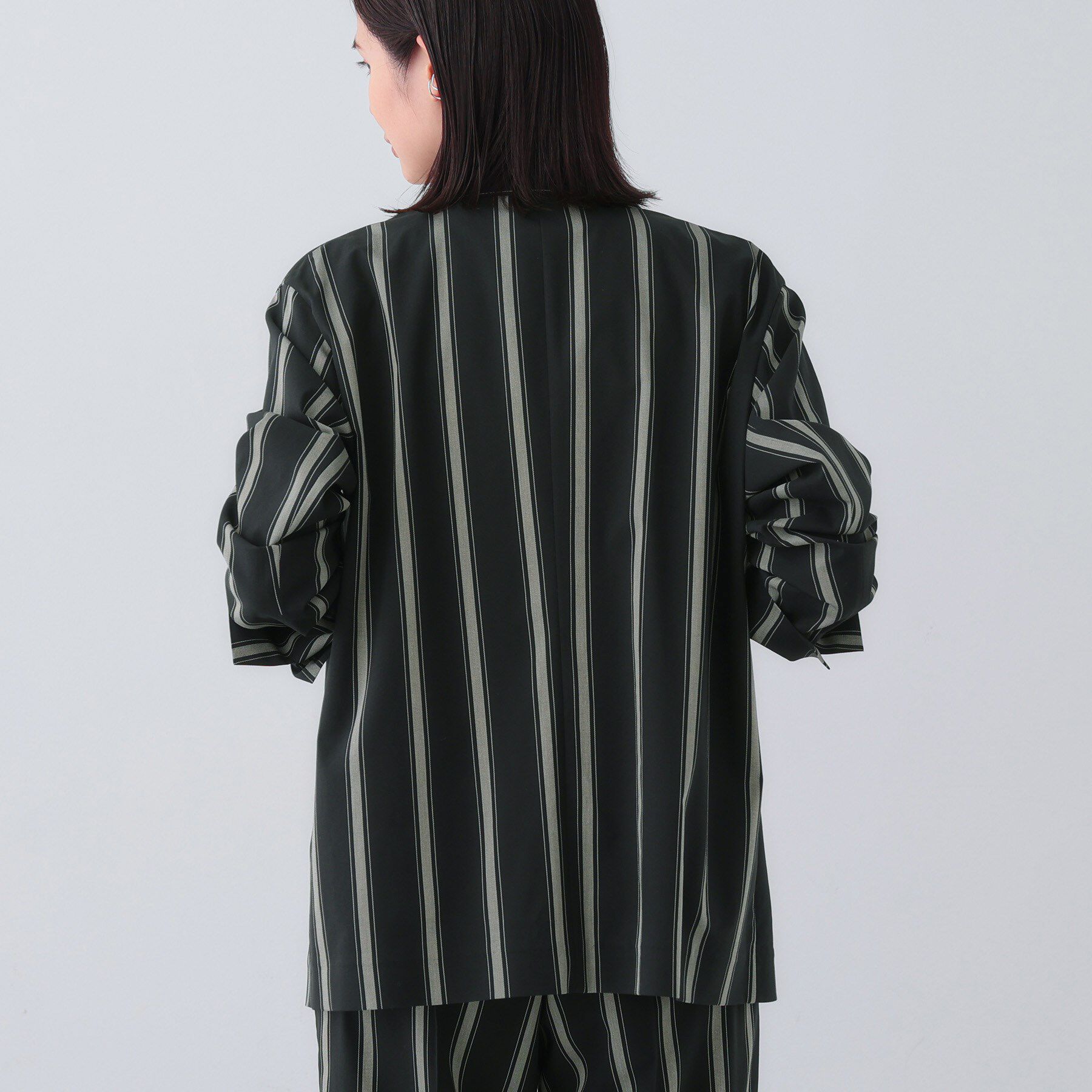 INDIVI「【日本製／SETUP可能】コットン混カーディガンライクジャケット」|スーツ|