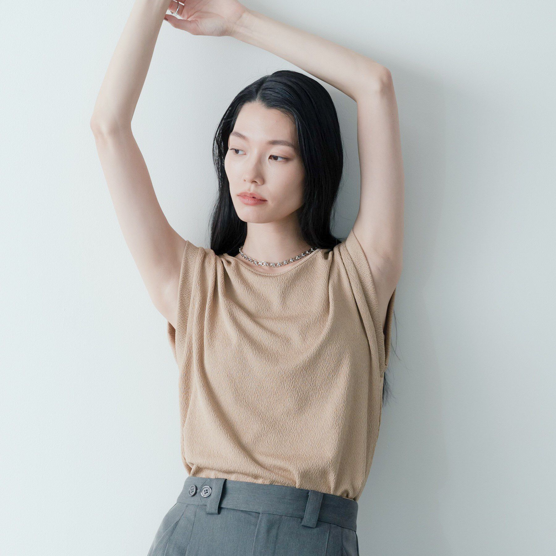 GALLEST「【再入荷】バックシャンノースリTシャツ」|Tシャツ・カットソー|