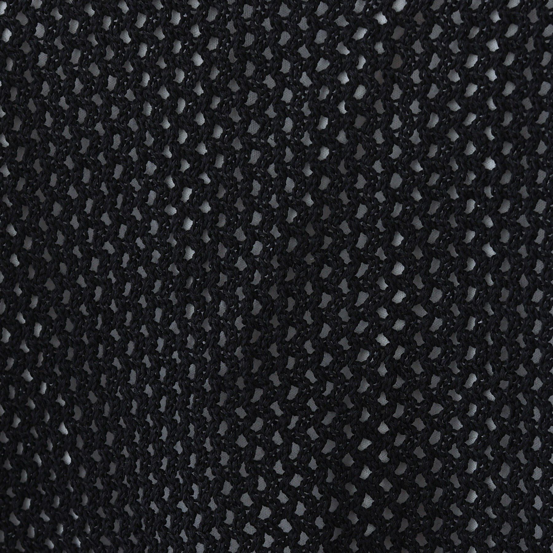 INDIVI「【洗える／コットン100％】メッシュ柄ニットブルゾン」|カーディガン|