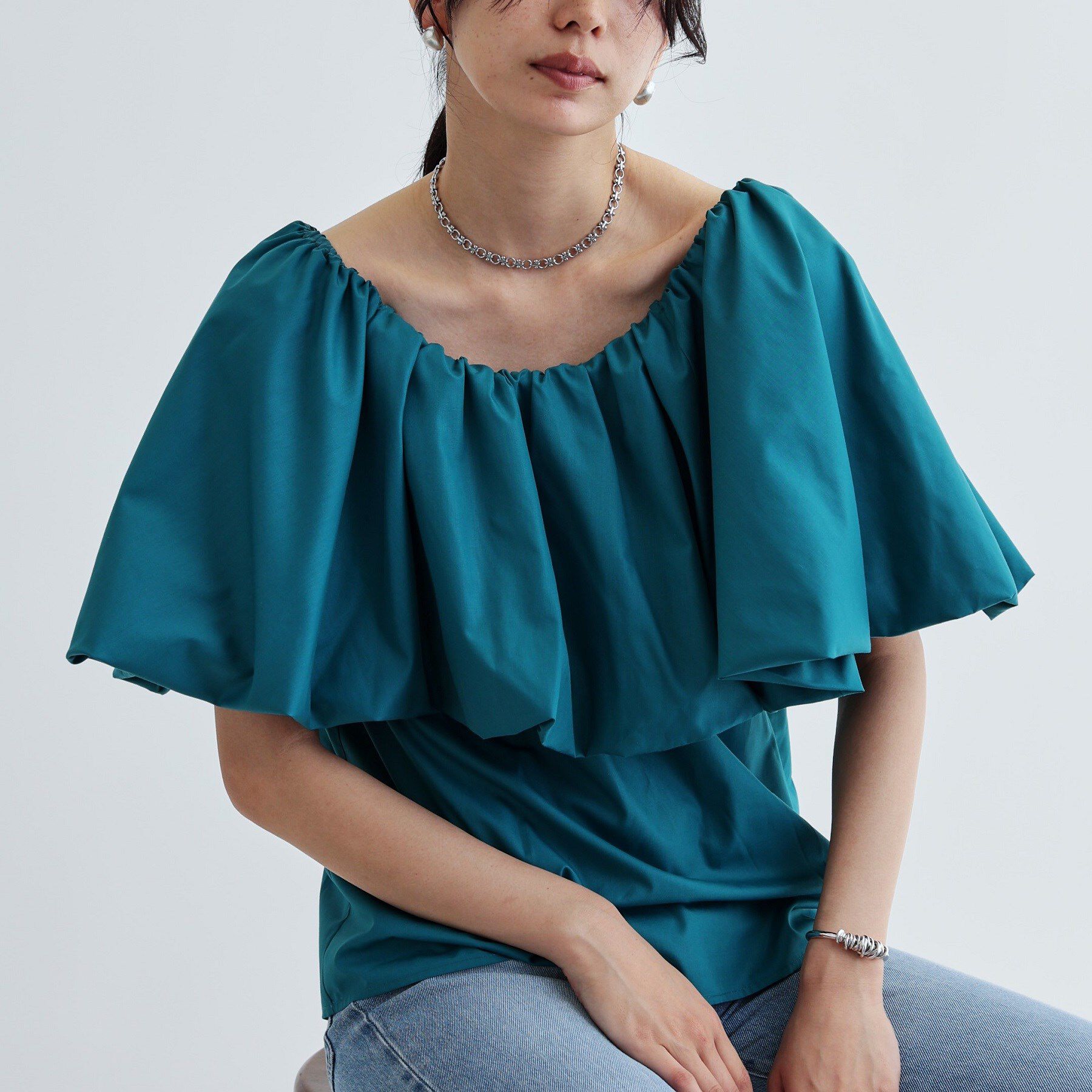 GALLEST「ボリュームオフショルブラウス」|シャツ・ブラウス|