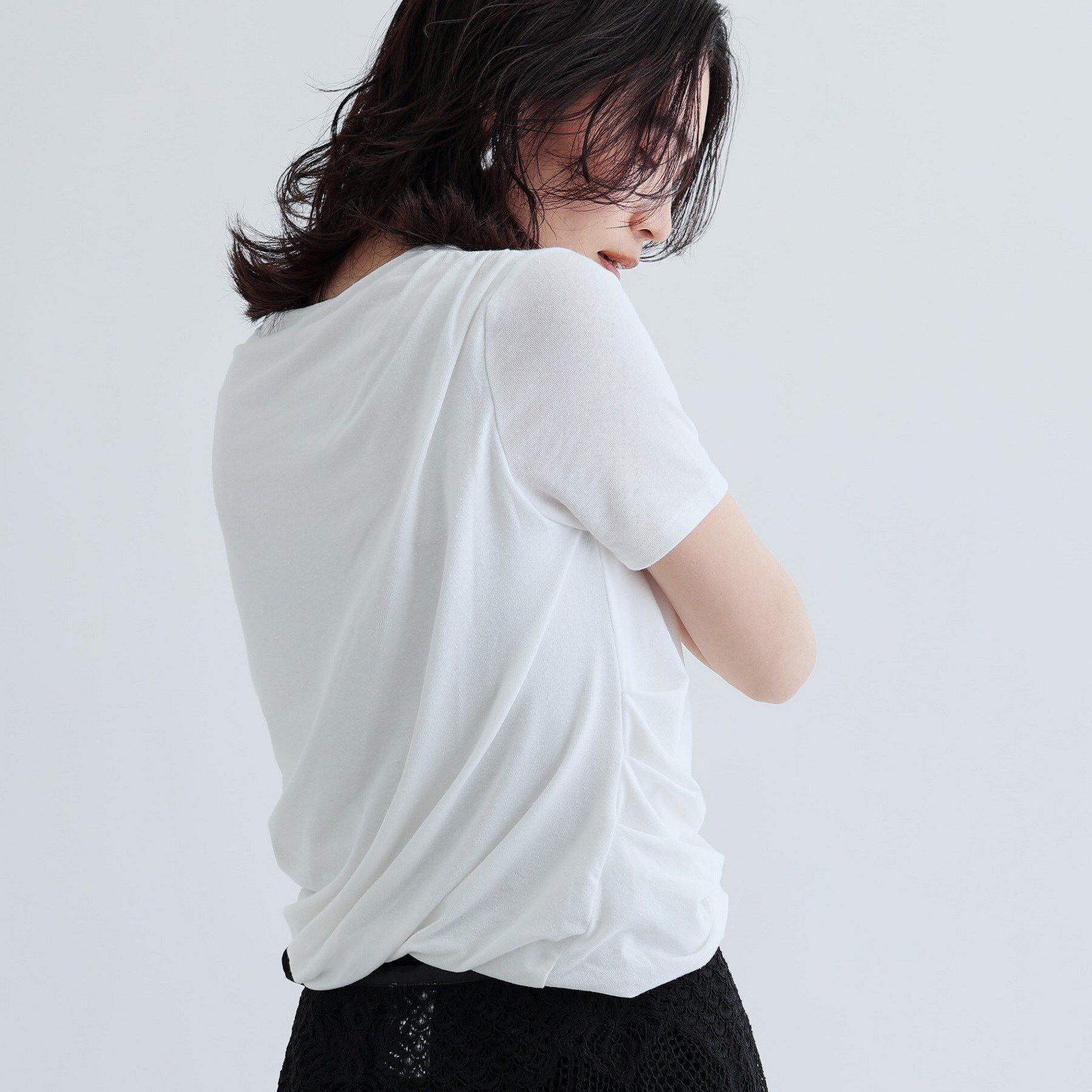 GALLEST「バルーンドレープTシャツ」|Tシャツ・カットソー|