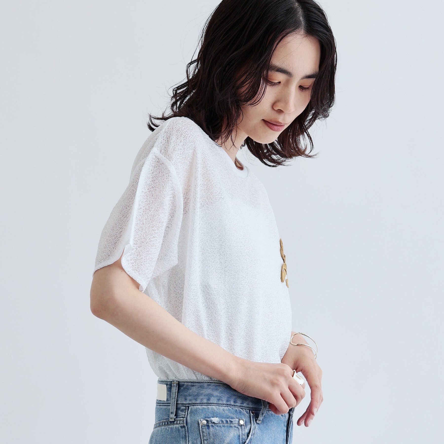 GALLEST「メッシュロゴTシャツ」|Tシャツ・カットソー|