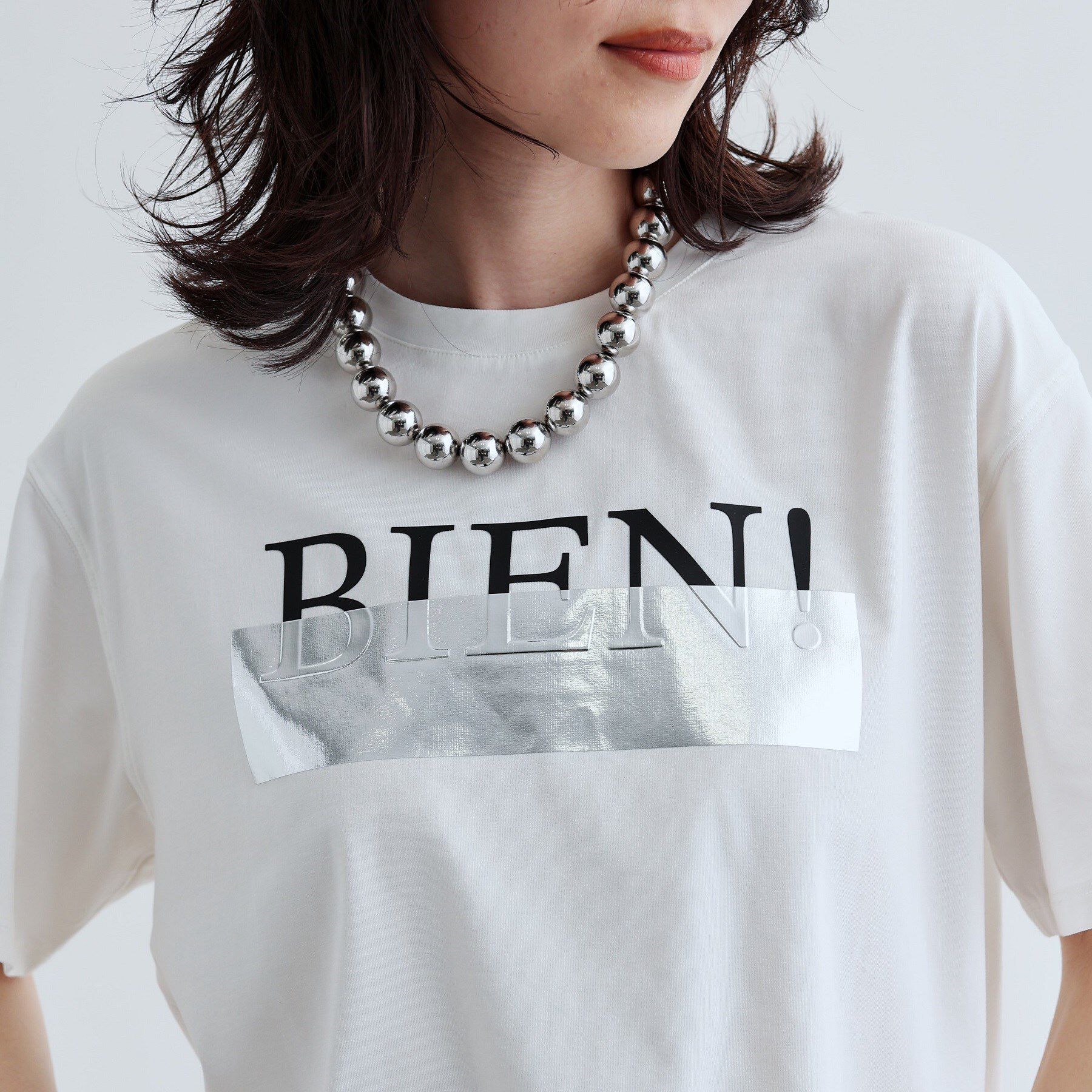 GALLEST「【再入荷】箔プリントロゴTシャツ」|Tシャツ・カットソー|