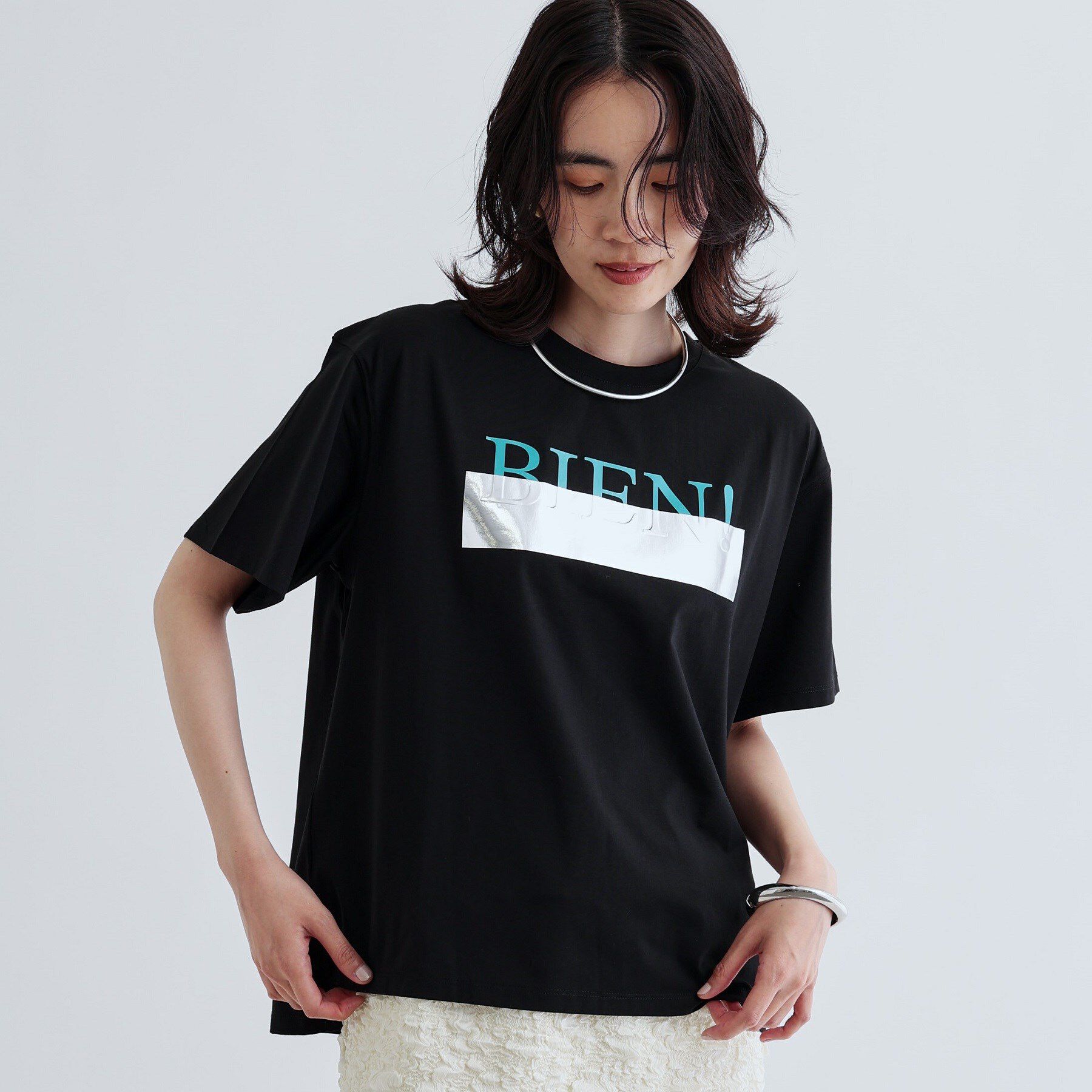 GALLEST「【再入荷】箔プリントロゴTシャツ」|Tシャツ・カットソー|