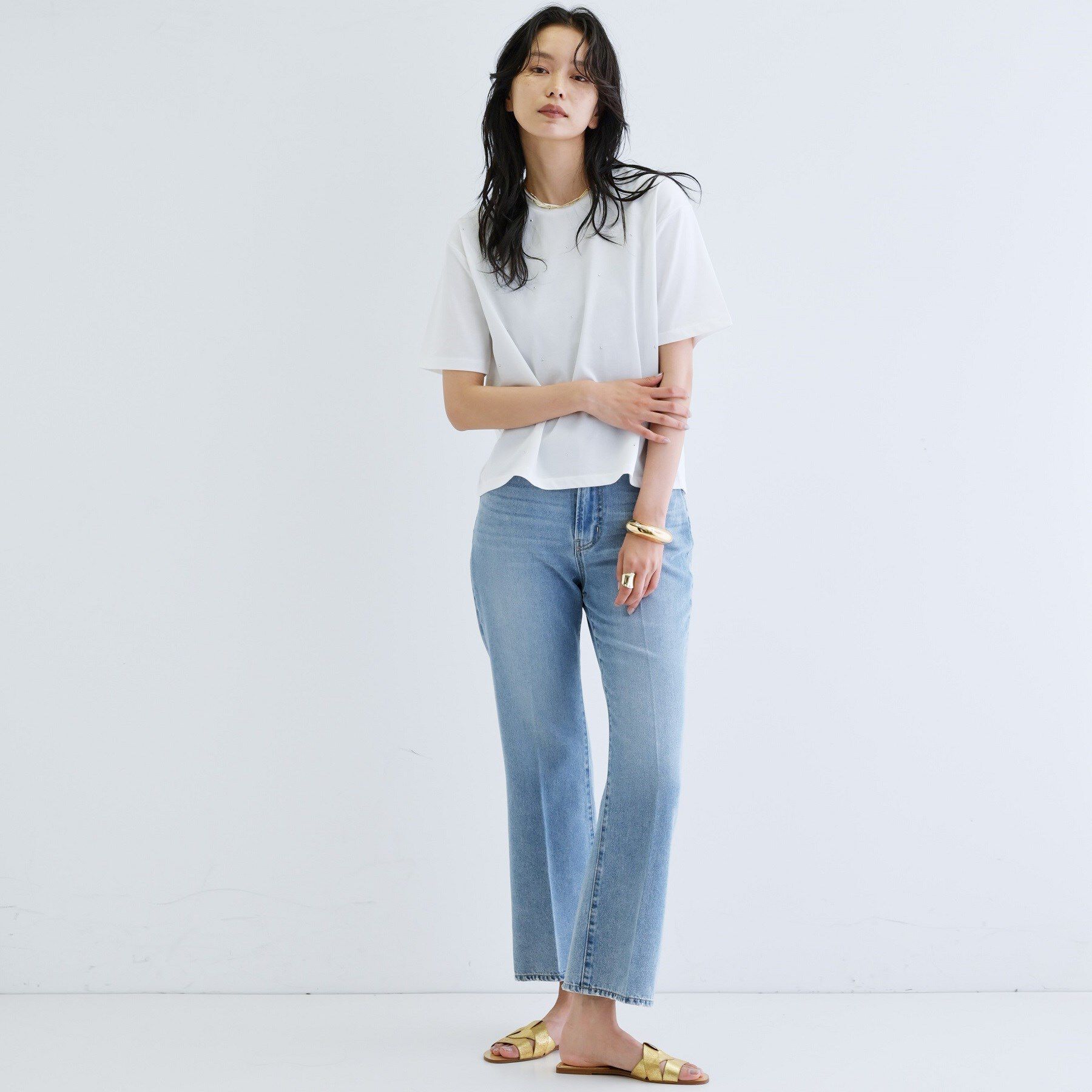 GALLEST「ドットスタッズTシャツ」|Tシャツ・カットソー|