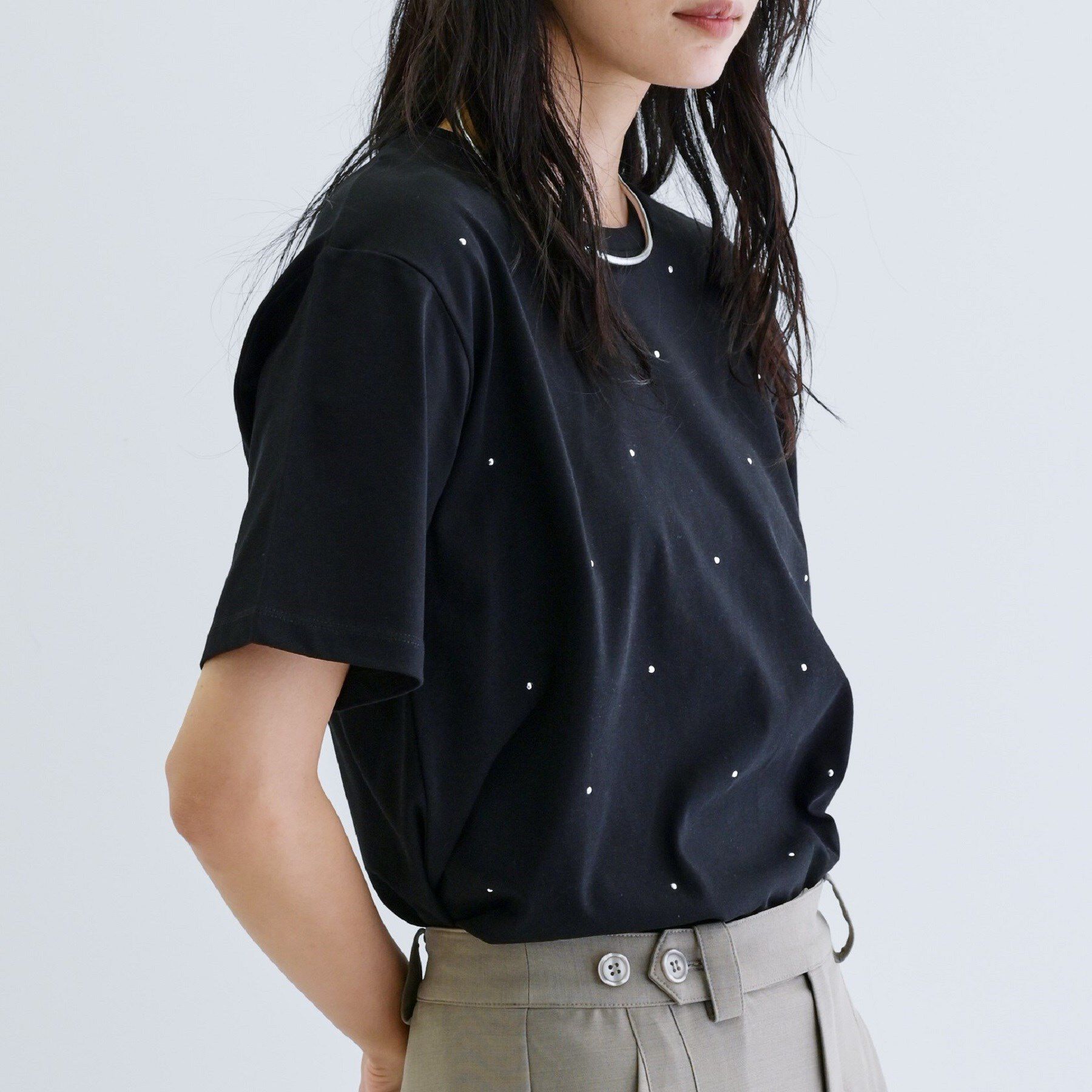 GALLEST「ドットスタッズTシャツ」|Tシャツ・カットソー|