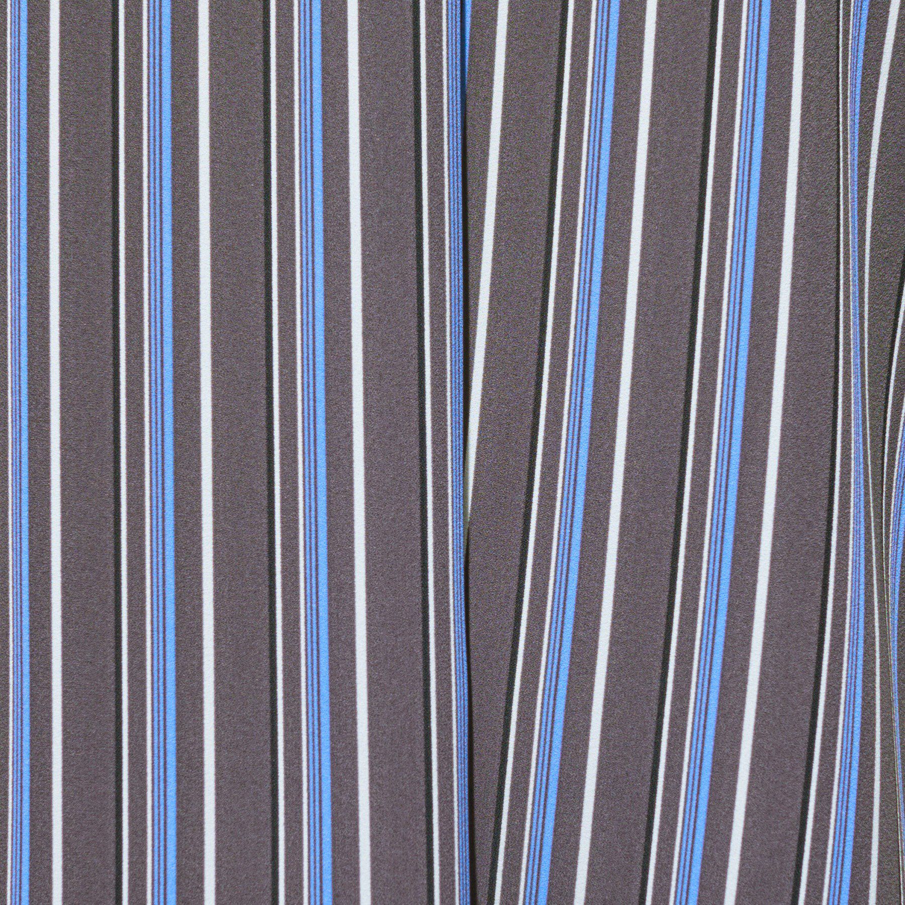 INDIVI「【洗える／通勤】無地＆マルチストライプ柄Vネックブラウス」|シャツ・ブラウス|