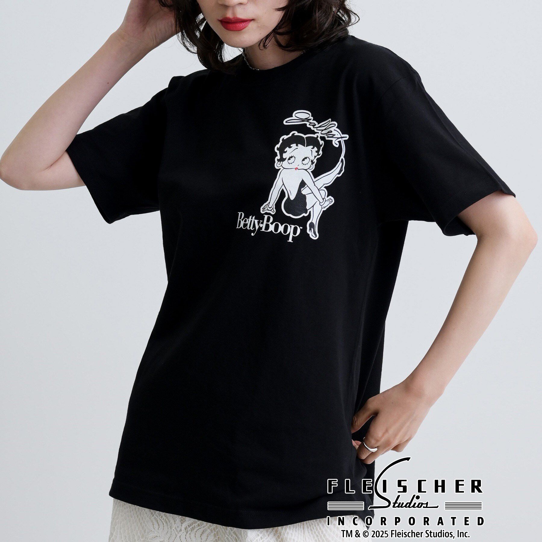 GALLEST「【Betty Boop(TM)】サイドプリントTシャツ」|Tシャツ・カットソー|