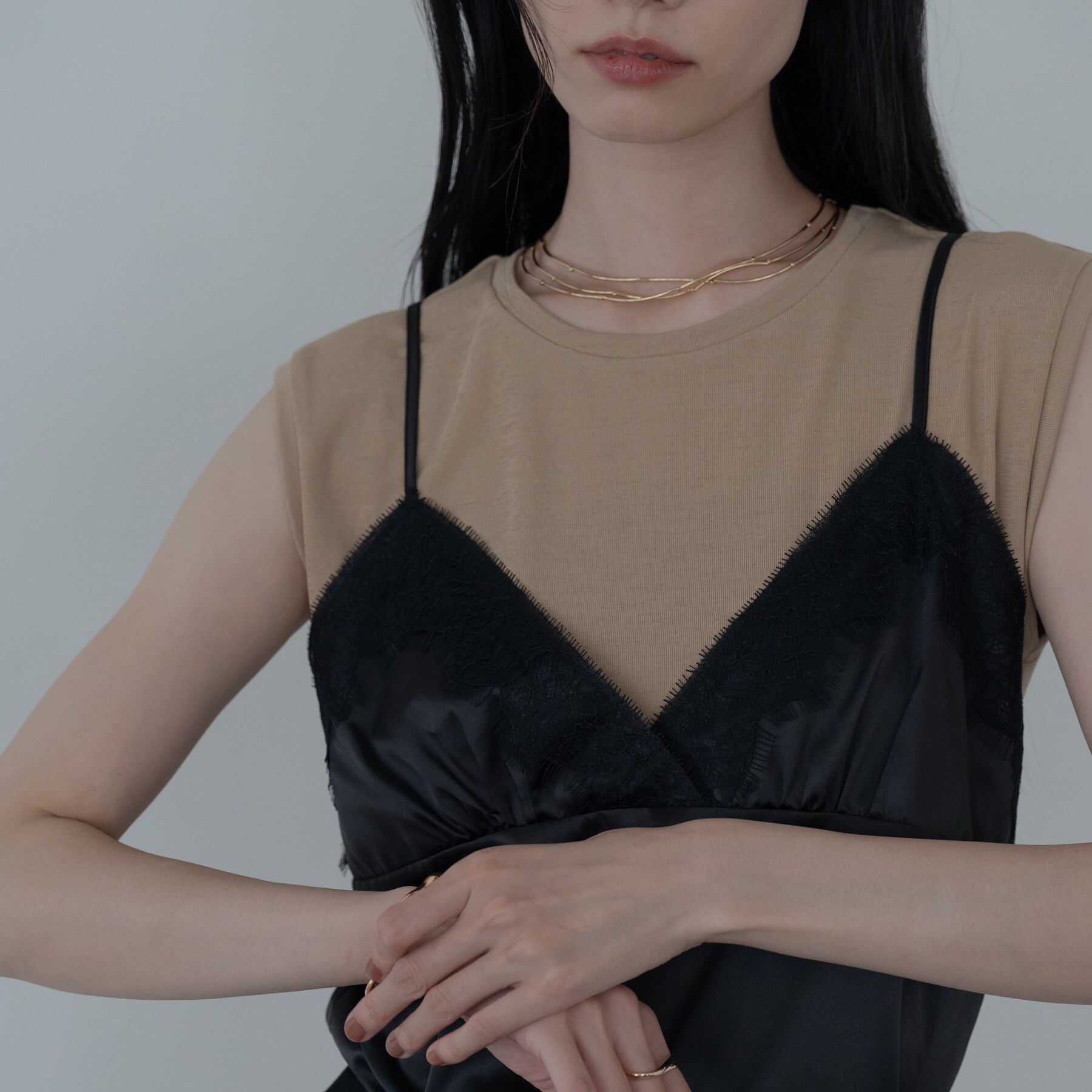 GALLEST「キャミセットカットソー」|Tシャツ・カットソー|