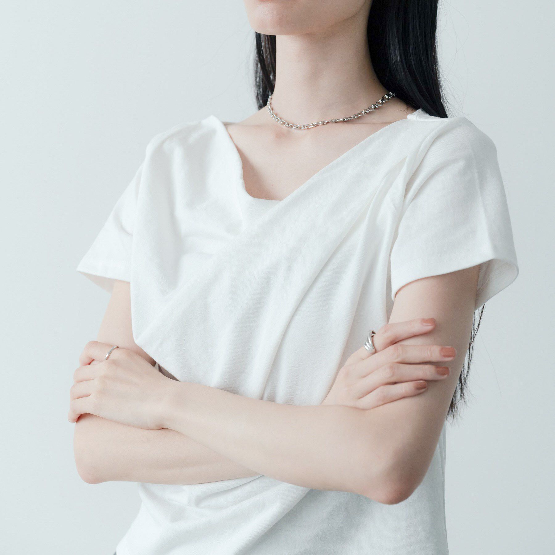 GALLEST「ドレープクロップドカットソー」|Tシャツ・カットソー|