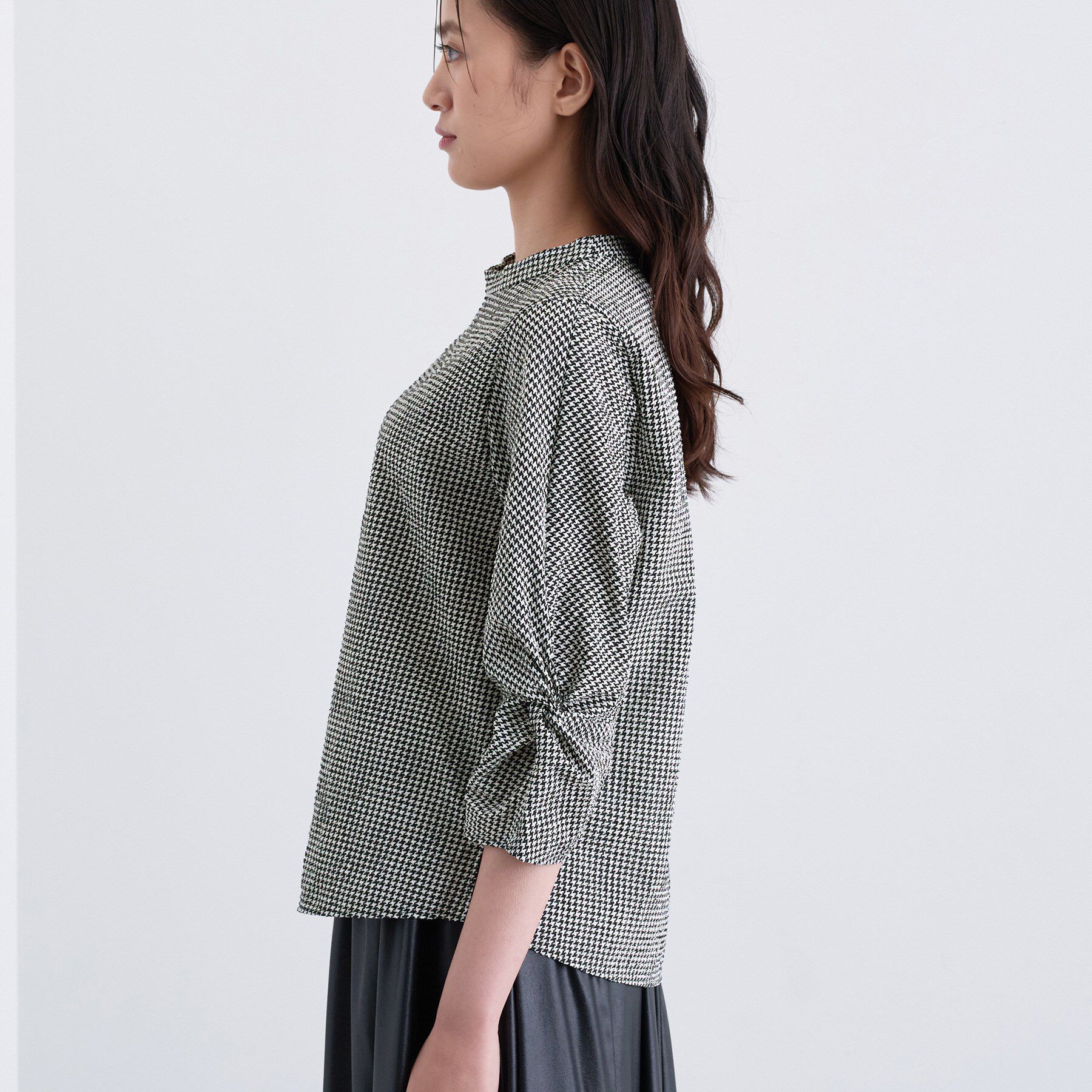 INDIVI「【UVケア／吸汗速乾】スリーブデザインブラウス」|シャツ・ブラウス|