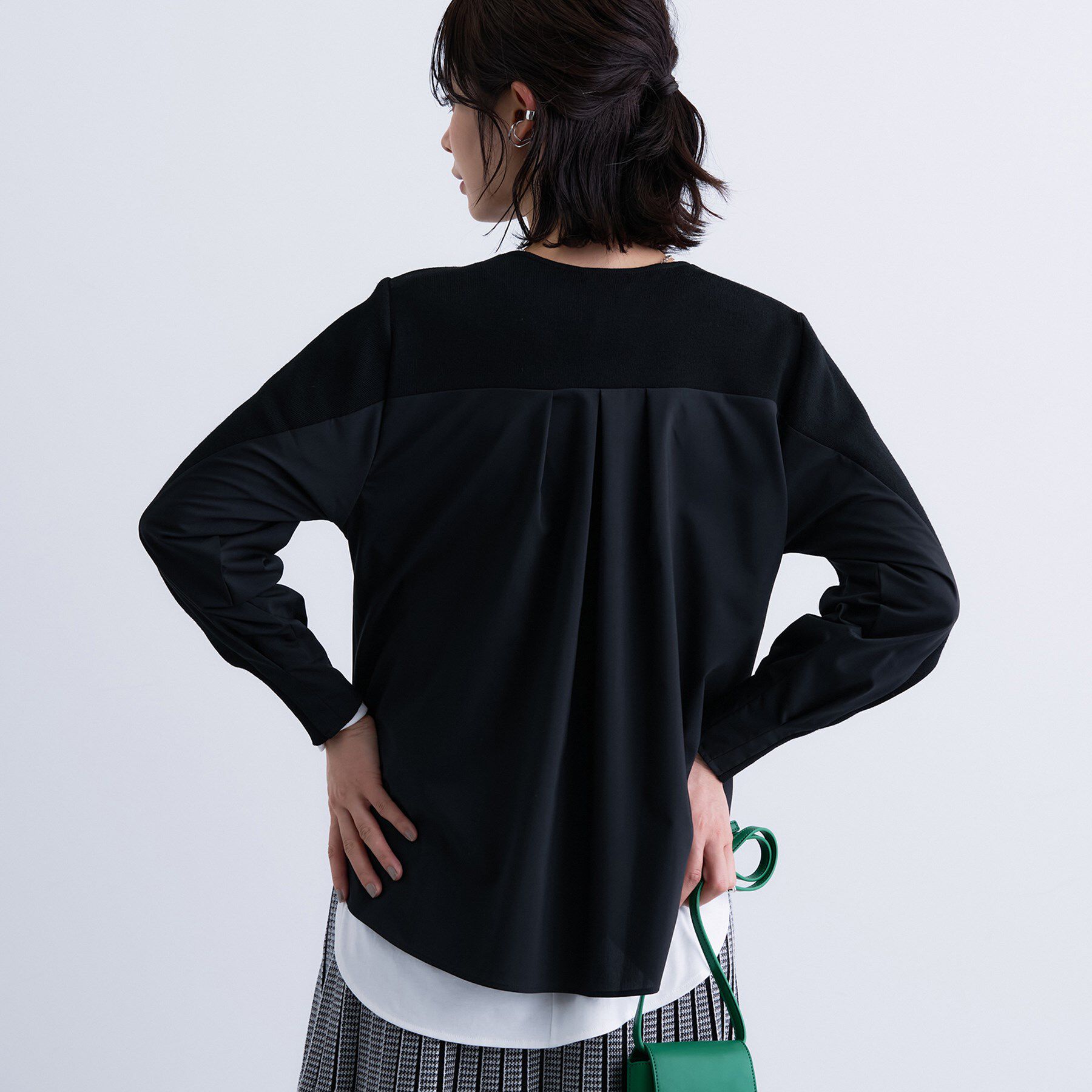 INDIVI「【洗える／選べる8色】トーンアップニット」|ニット・セーター|