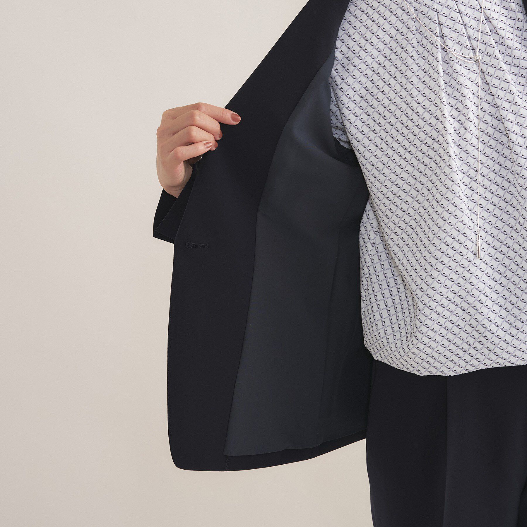 INDIVI「【通勤スーツ／洗える】ストレッチテーラードカラージャケット」|スーツ|