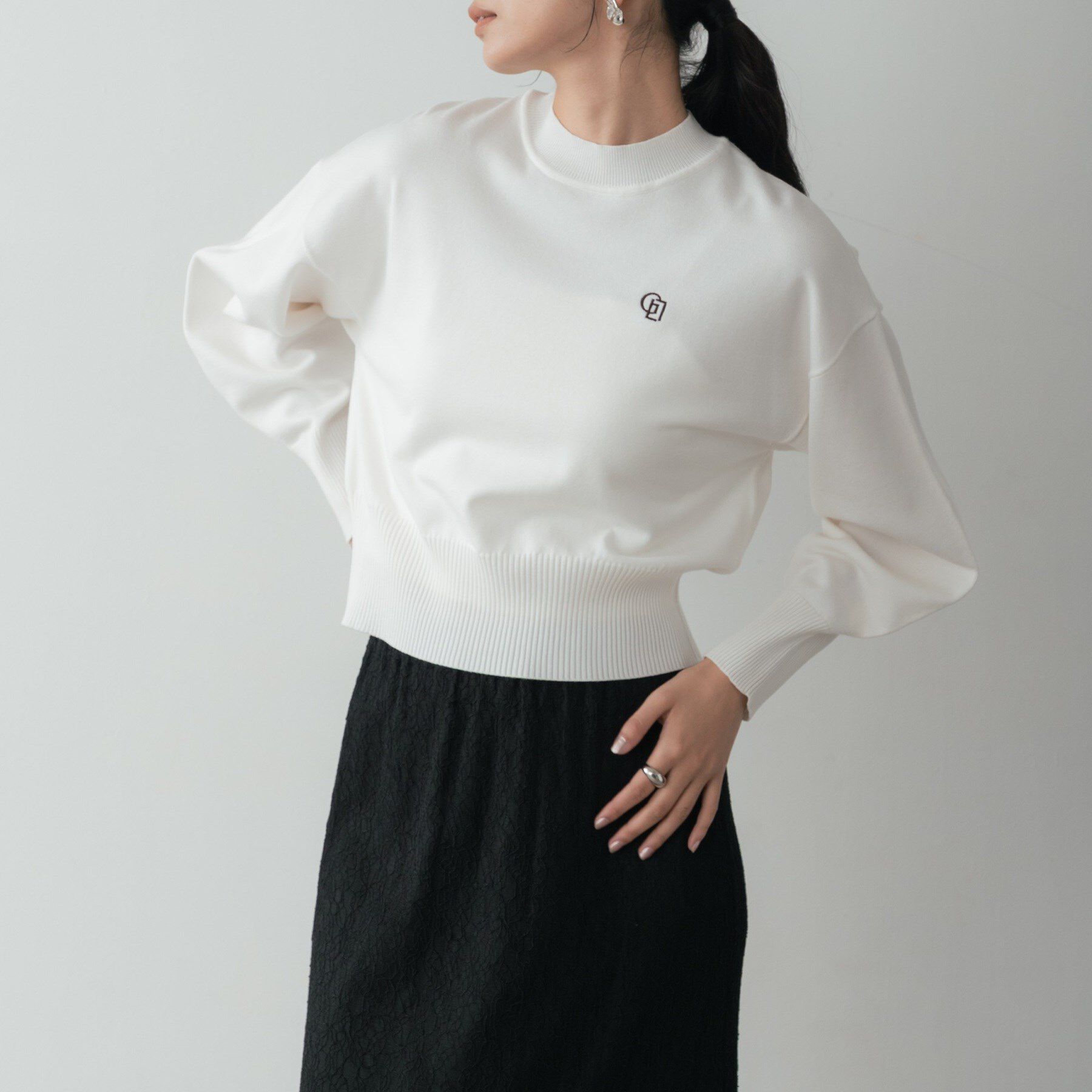 GALLEST「Timeless｜フォルムロゴニット」|ニット・セーター|