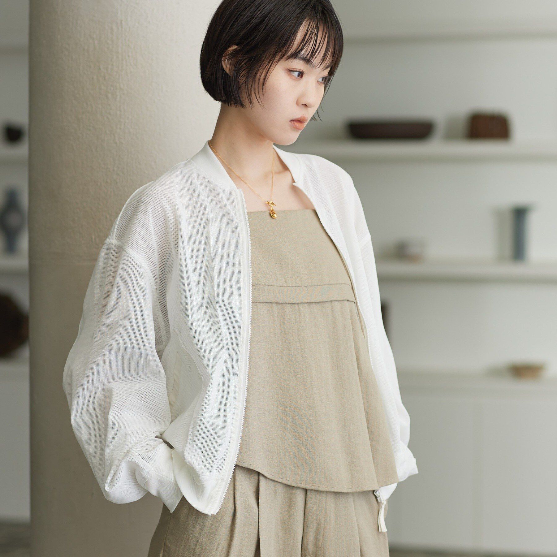 GALLEST「メッシュブルゾン」|ブルゾン・スタジャン|