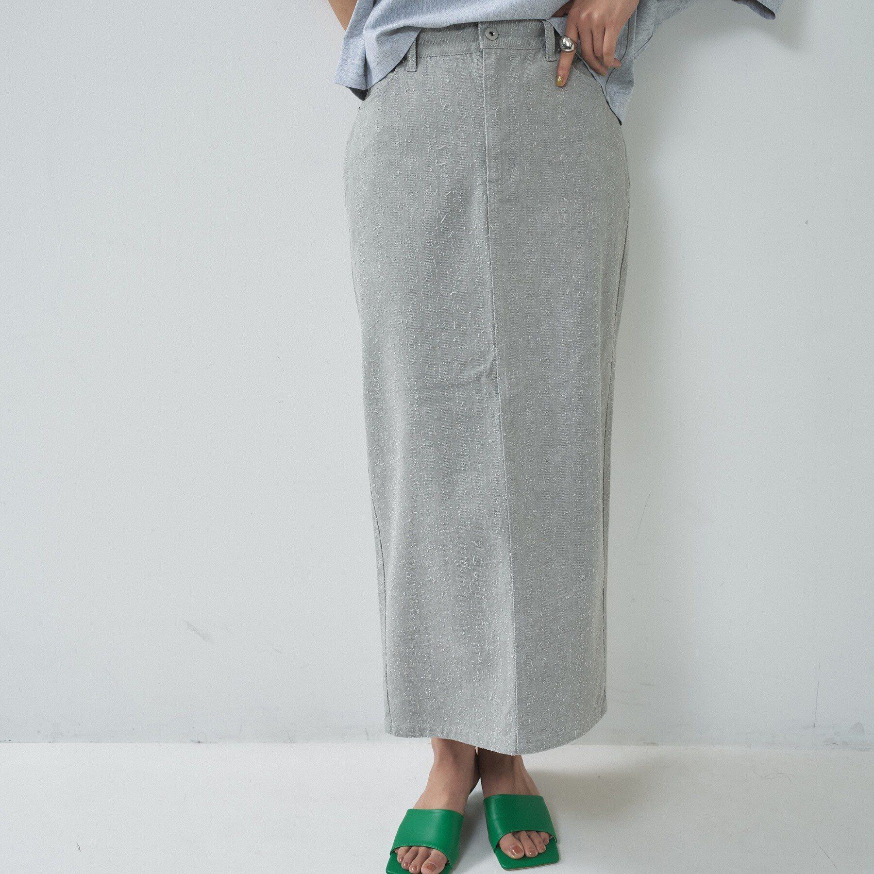 GALLEST「グレイニーコットンタイトスカート」|スカート|